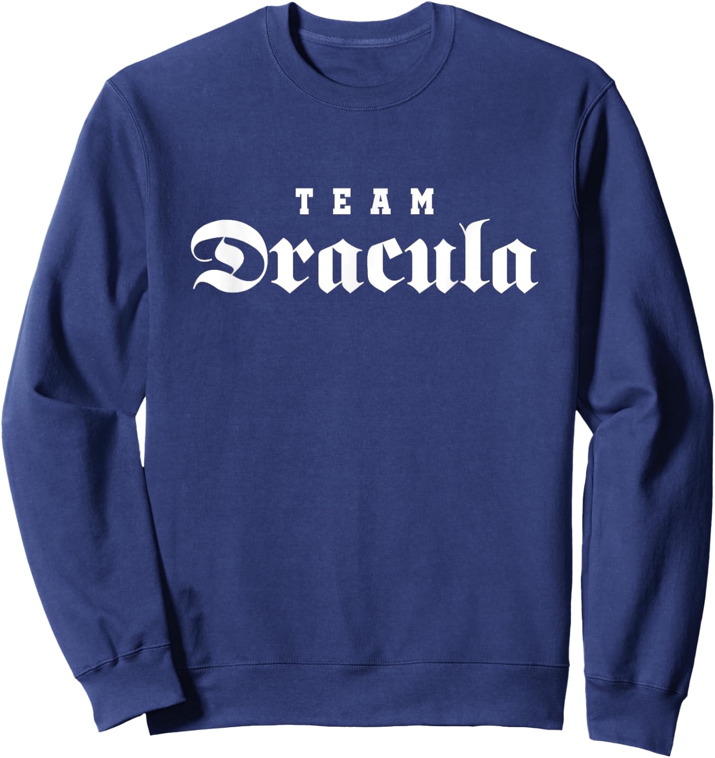 Team Dracula Halloween Sweatshirt - Sweatshirt | Navy
