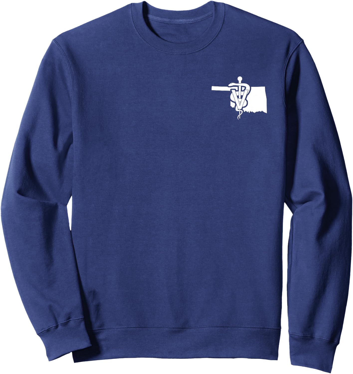 Oklahoma Veterinary Medicine Vet Tech Clinic Sweatshirt - Sweatshirt | Navy