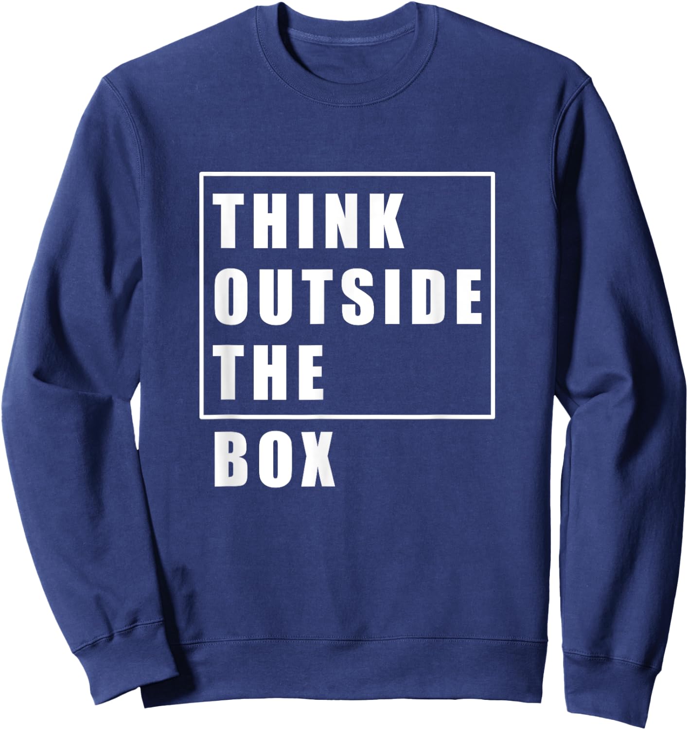 Think Outside The Box | Great Idea Sweatshirt - Sweatshirt | Navy