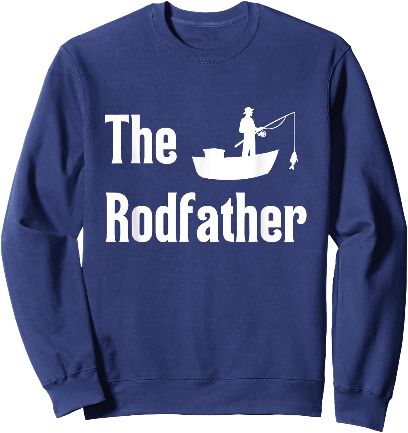 The Rodfather Fishing Sweatshirt - Sweatshirt | Navy