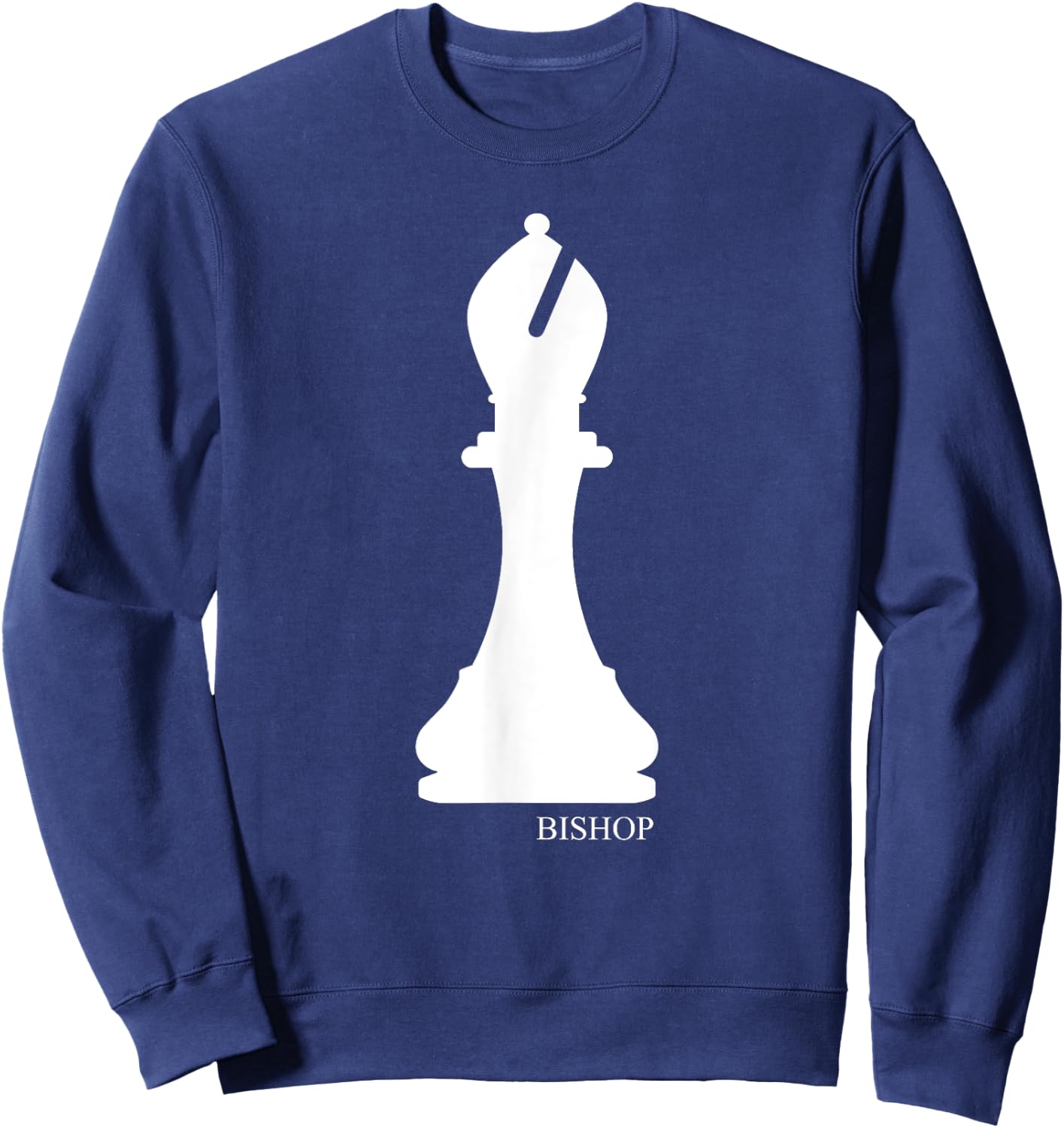 Bishop Chess Piece Group Costume Chess Club Chess Board Sweatshirt - Sweatshirt | Navy
