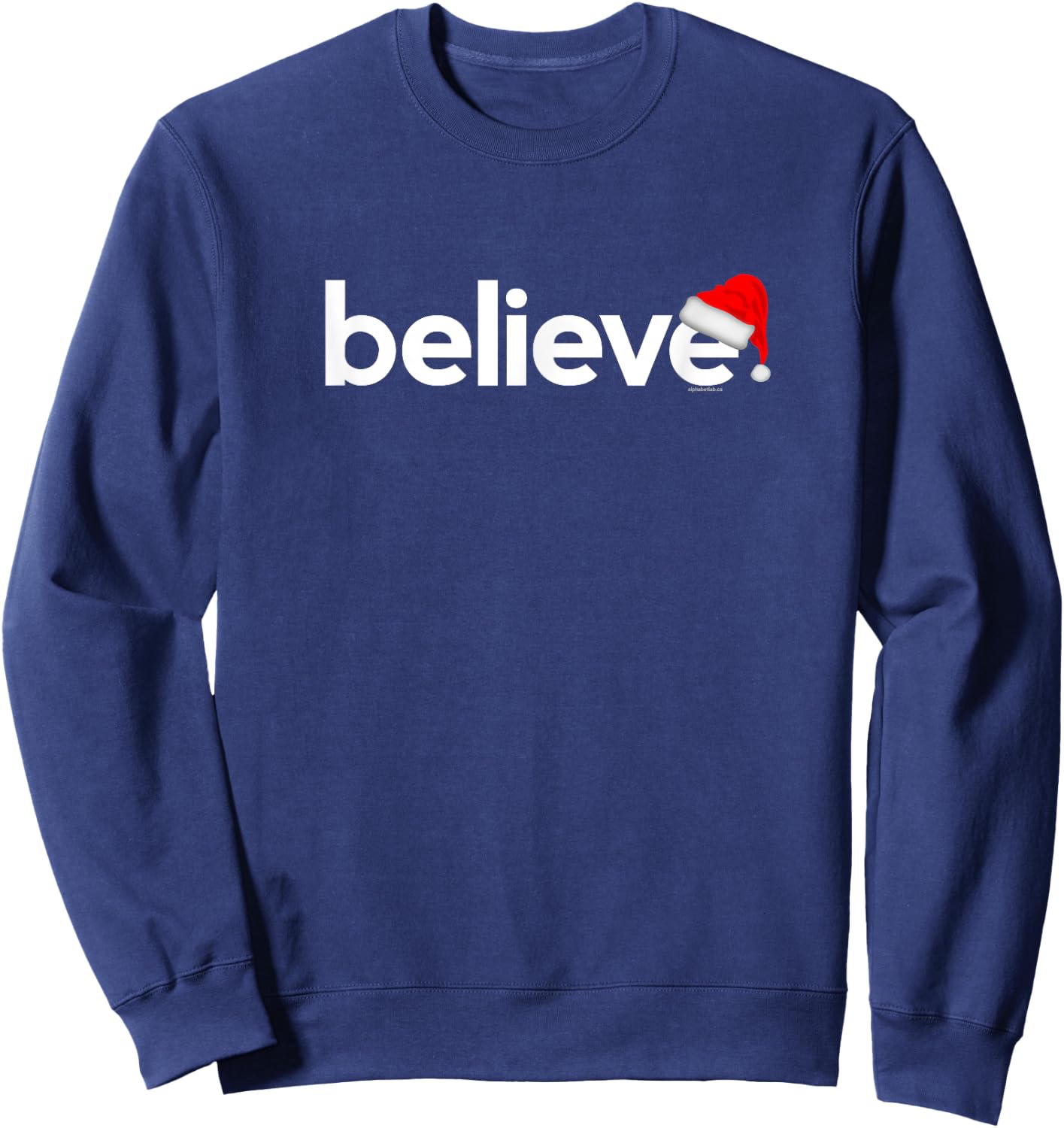 Christmas Shirts Women Kids | Believe Xmas Gift Sweatshirt - Sweatshirt | Navy