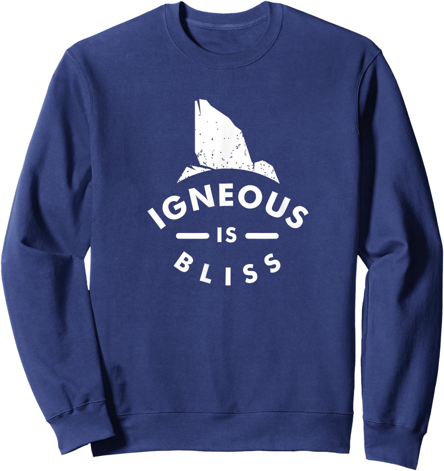 Geology Funny Geologist Rock Mineral Collector Sweatshirt - Sweatshirt | Navy