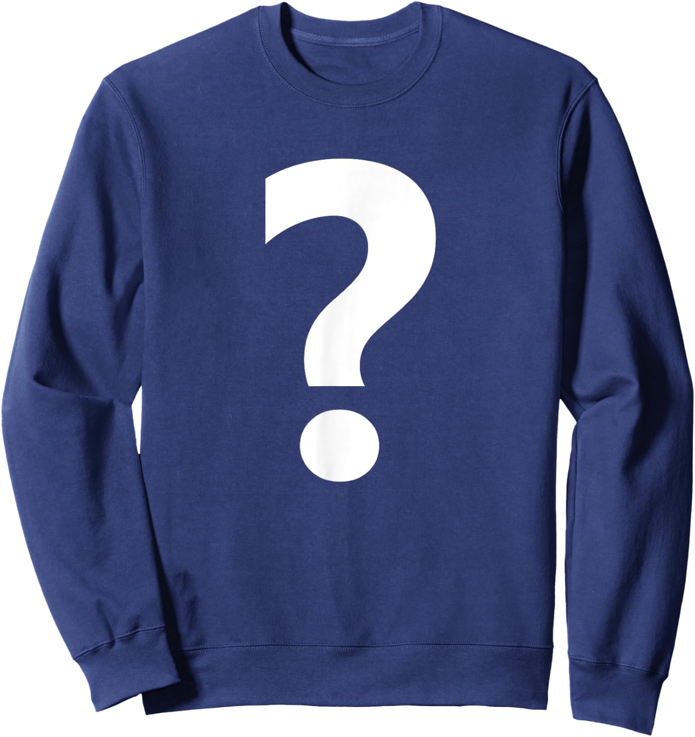 Punctuation ? Question Mark Sweatshirt - Sweatshirt | Navy