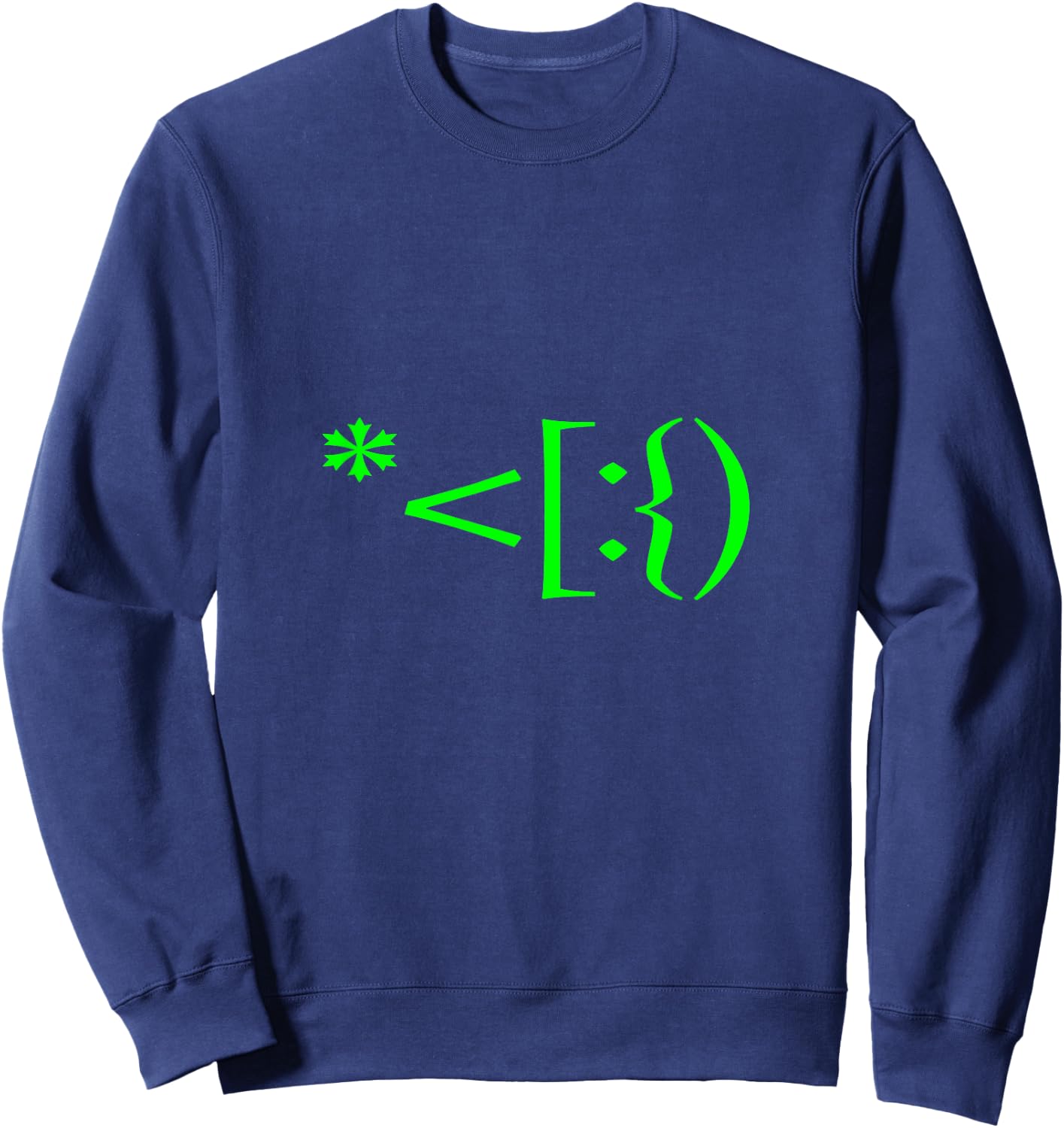 Funny Santa Claus Computer Geek Techie Nerd Christmas Joke Sweatshirt - Sweatshirt | Navy