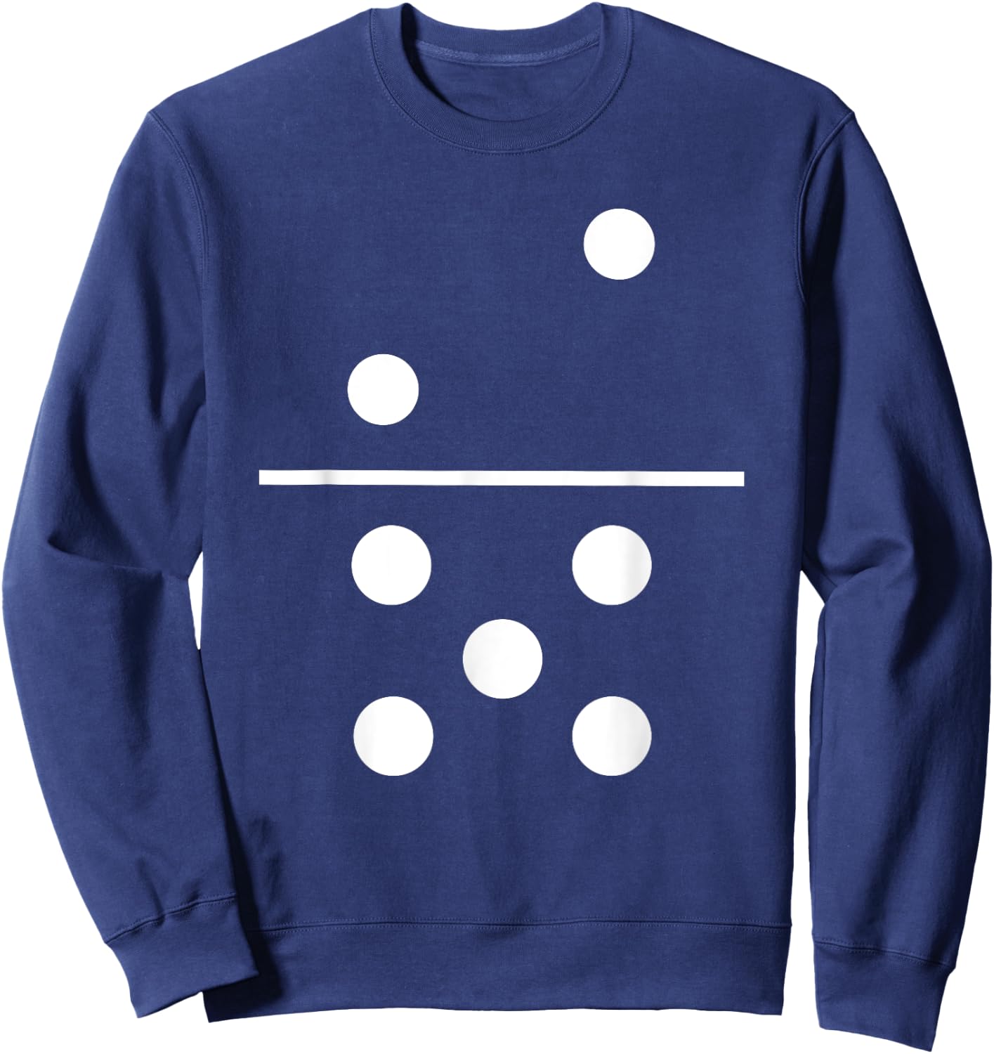 Domino 2 and 5 Matching Halloween Group Costumes 2-5 Sweatshirt - Sweatshirt | Navy