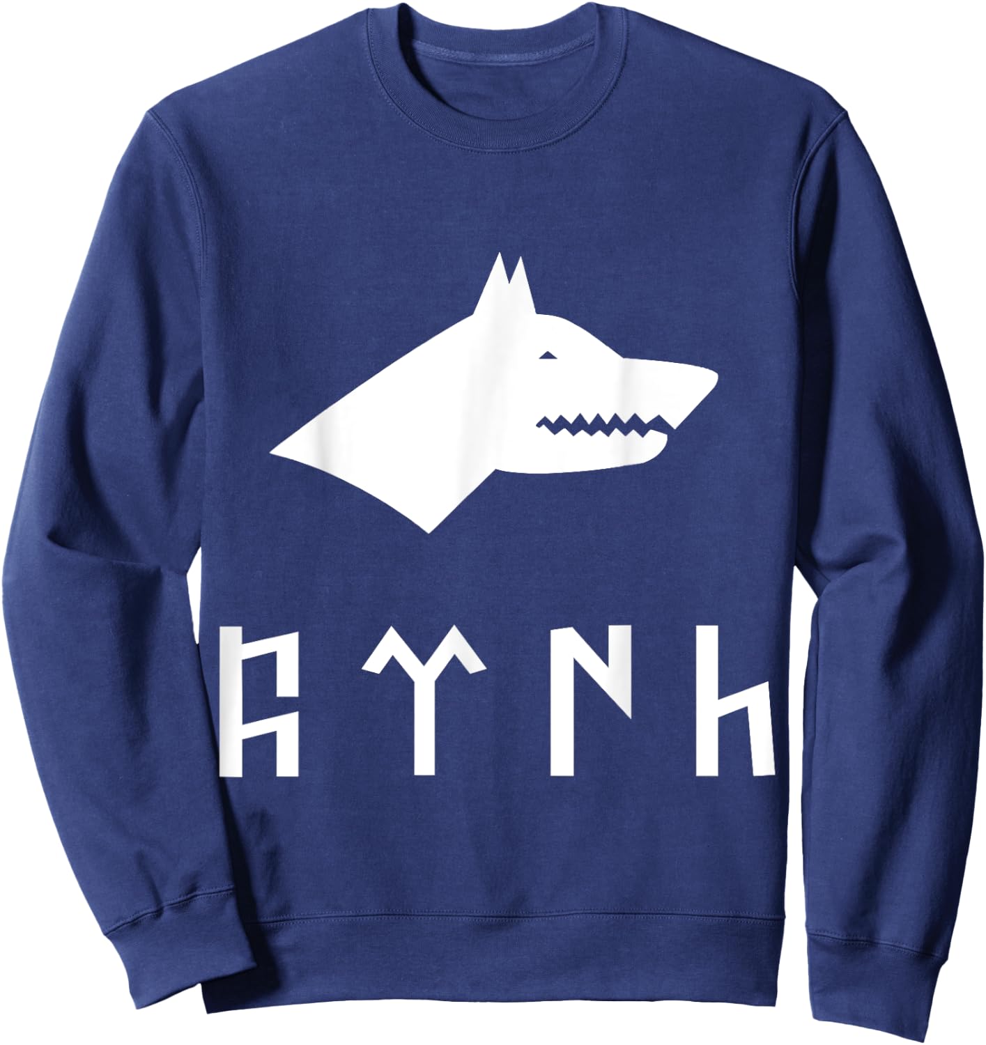 Ottoman Gokturk Turkish Grey Wolf Kokturk Gift Sweatshirt - Sweatshirt | Navy