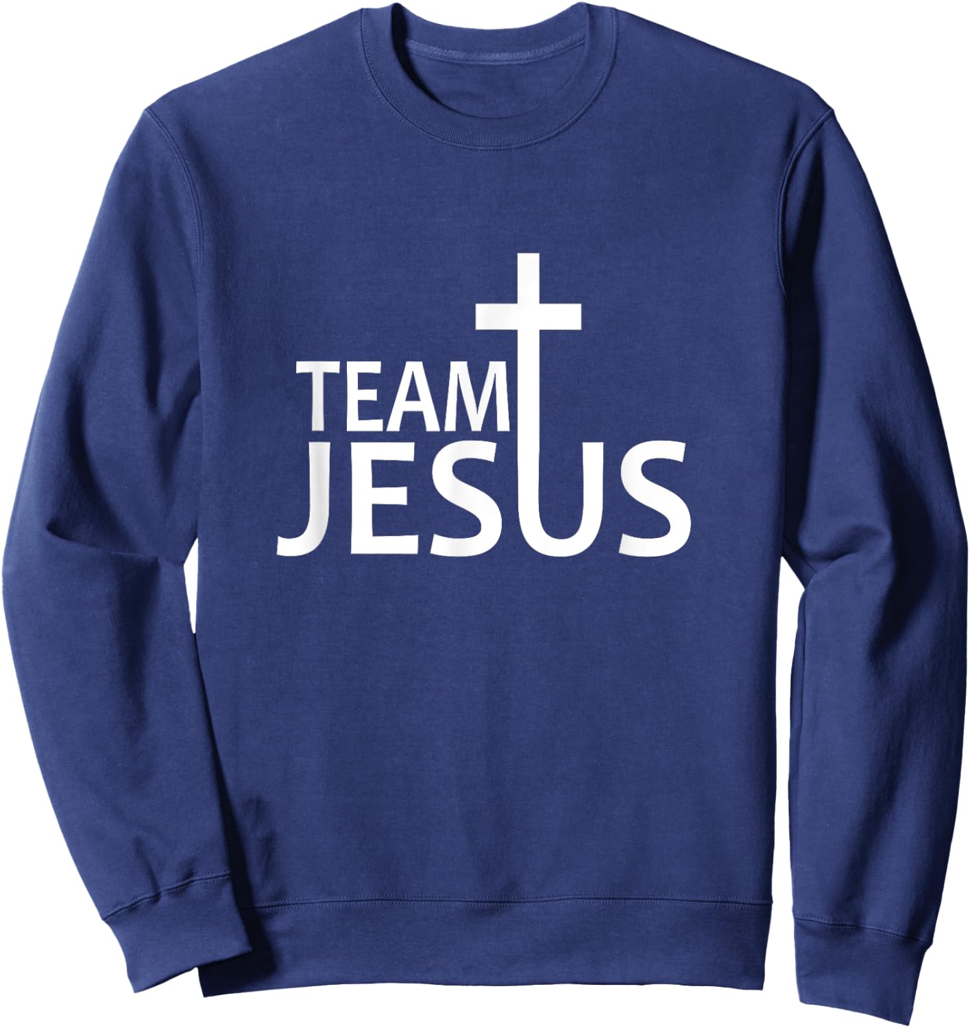 Awesome Team Jesus & Sizes Sweatshirt - Sweatshirt | Navy