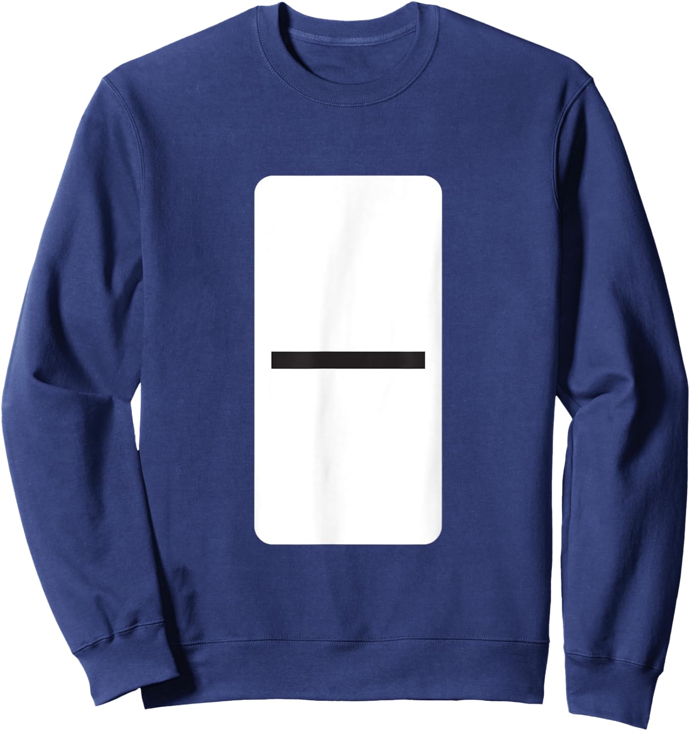 Double Blank Dominoes Halloween Costume Domino Game Sweatshirt - Sweatshirt | Navy