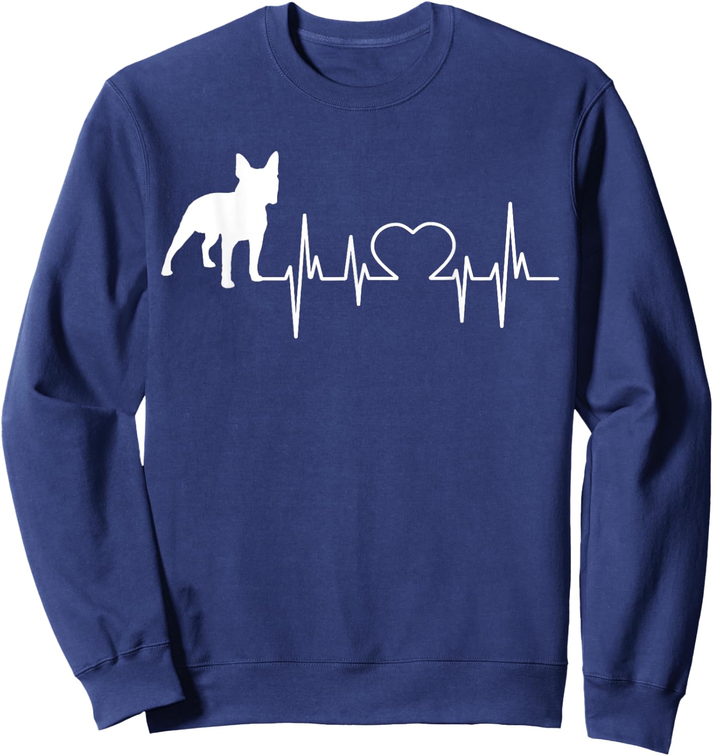 Boston Terrier Boston-Bulldog Women Kids Sweatshirt - Sweatshirt | Navy