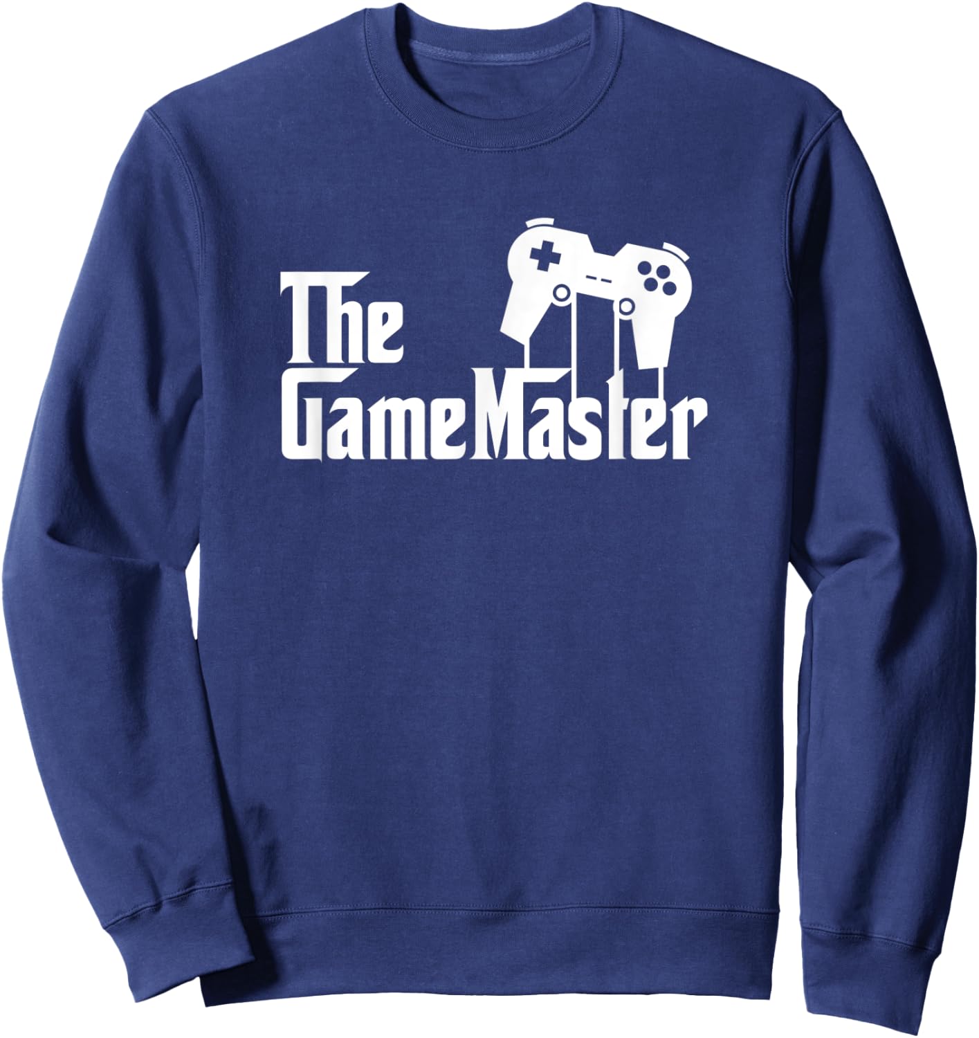 Funny Christmas Gift Parody The Game Master Godfather Gamer Sweatshirt - Sweatshirt | Navy