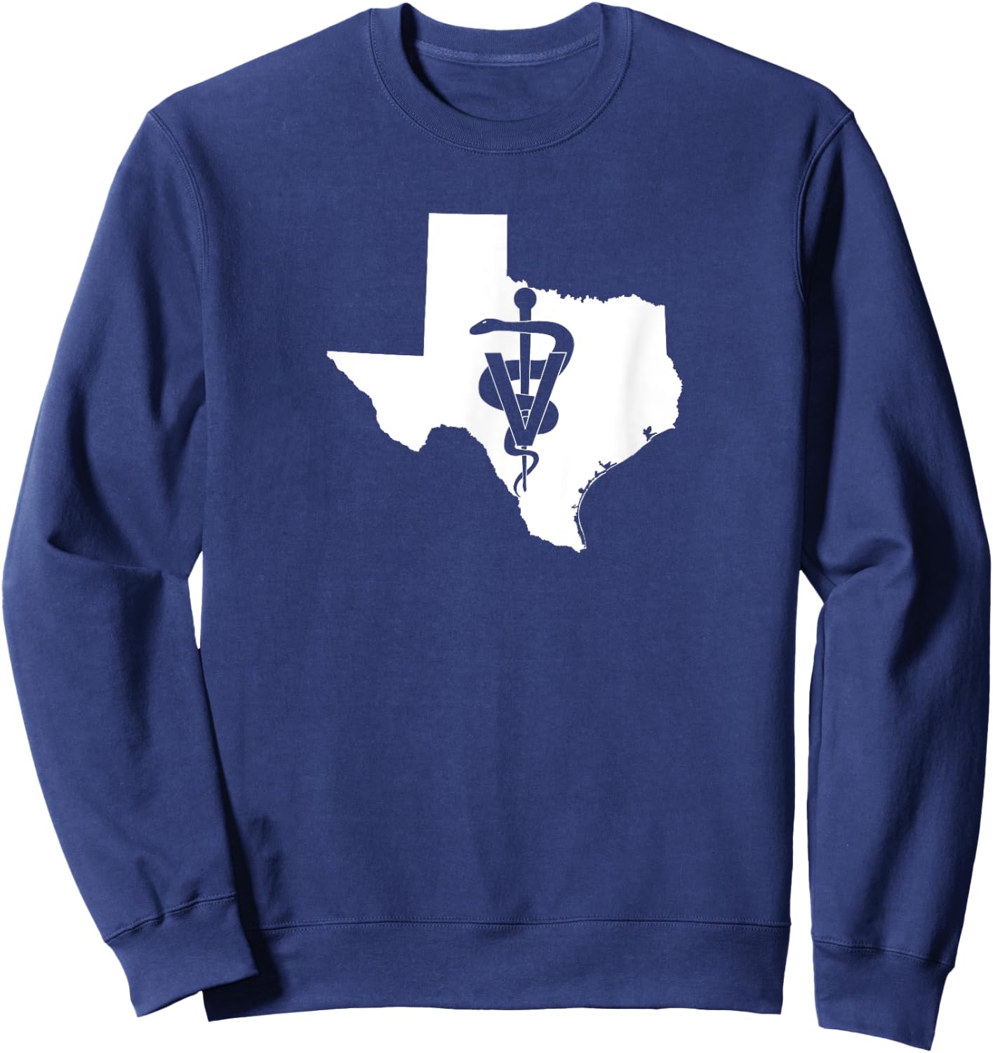 Texas Veterinary Medicine Vet Tech Clinic Sweatshirt - Sweatshirt | Navy