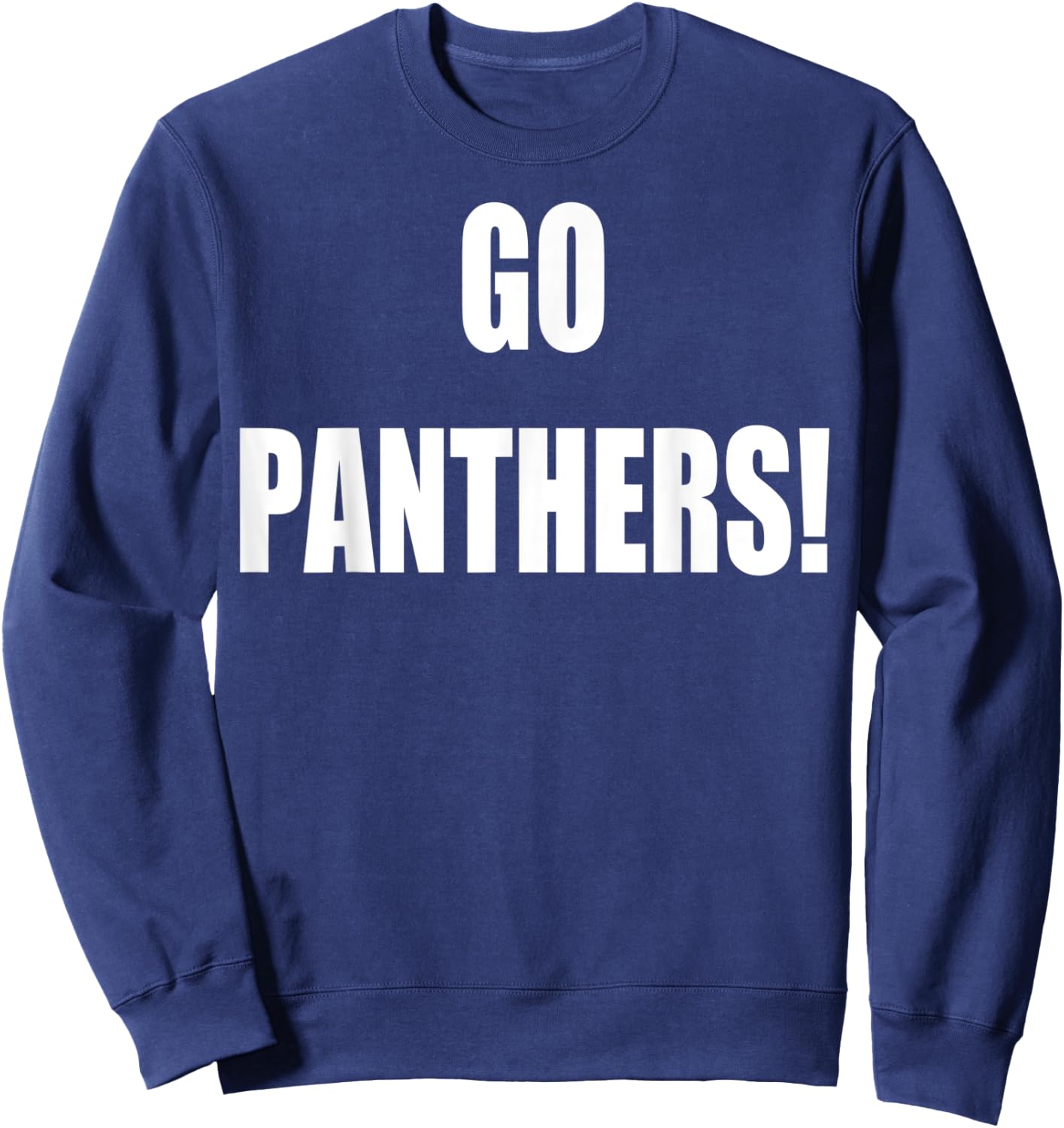 Go Panthers School Spirit Sweatshirt - Sweatshirt | Navy