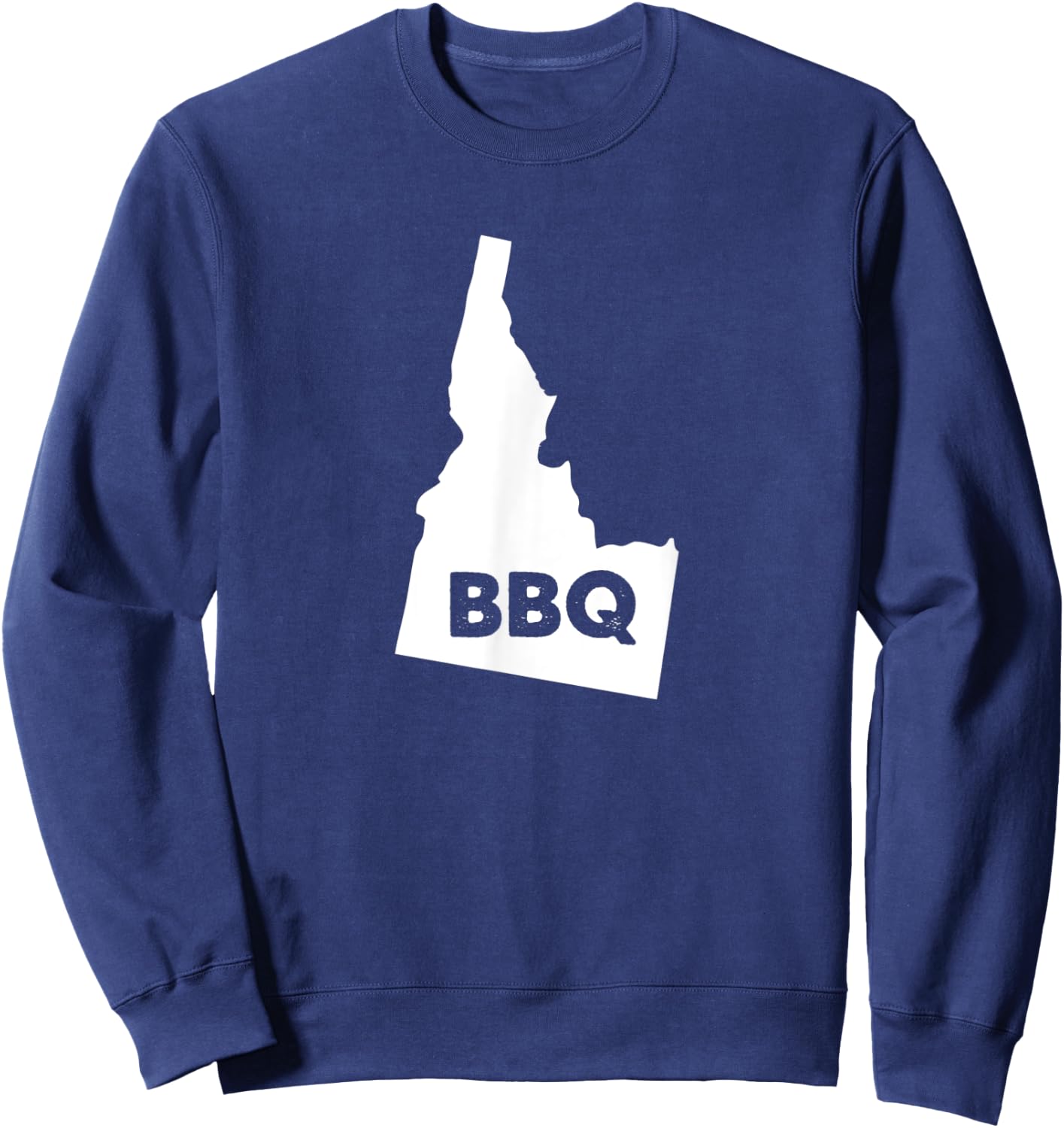 Idaho BBQ Home State Pride Barbecue Grill Sweatshirt - Sweatshirt | Navy