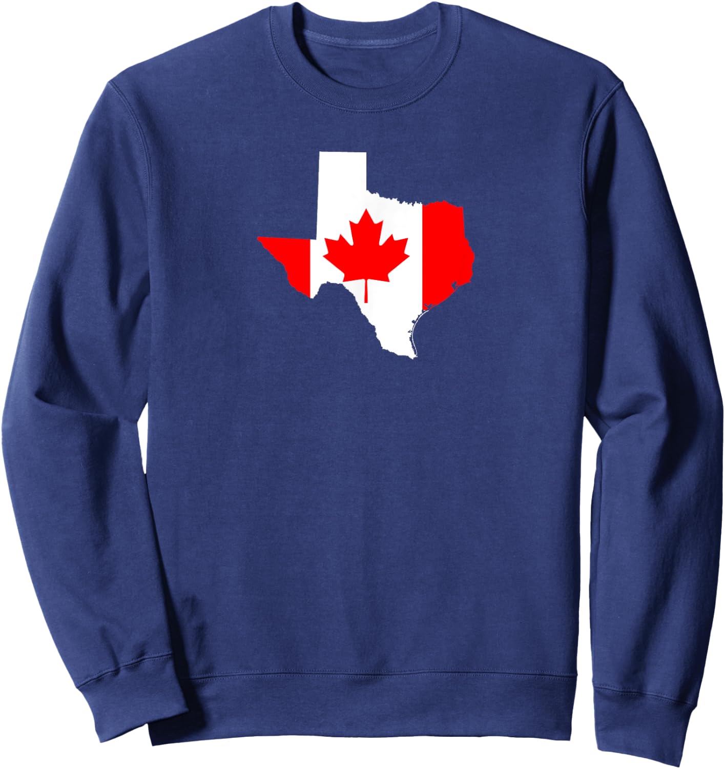 Texas Canada Pride - Texan Canadian Heritage shirt Sweatshirt - Sweatshirt | Navy