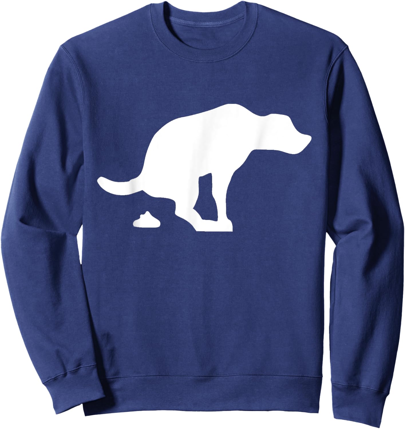 Dog Poop Lover Puppy Funny Sweatshirt - Sweatshirt | Navy