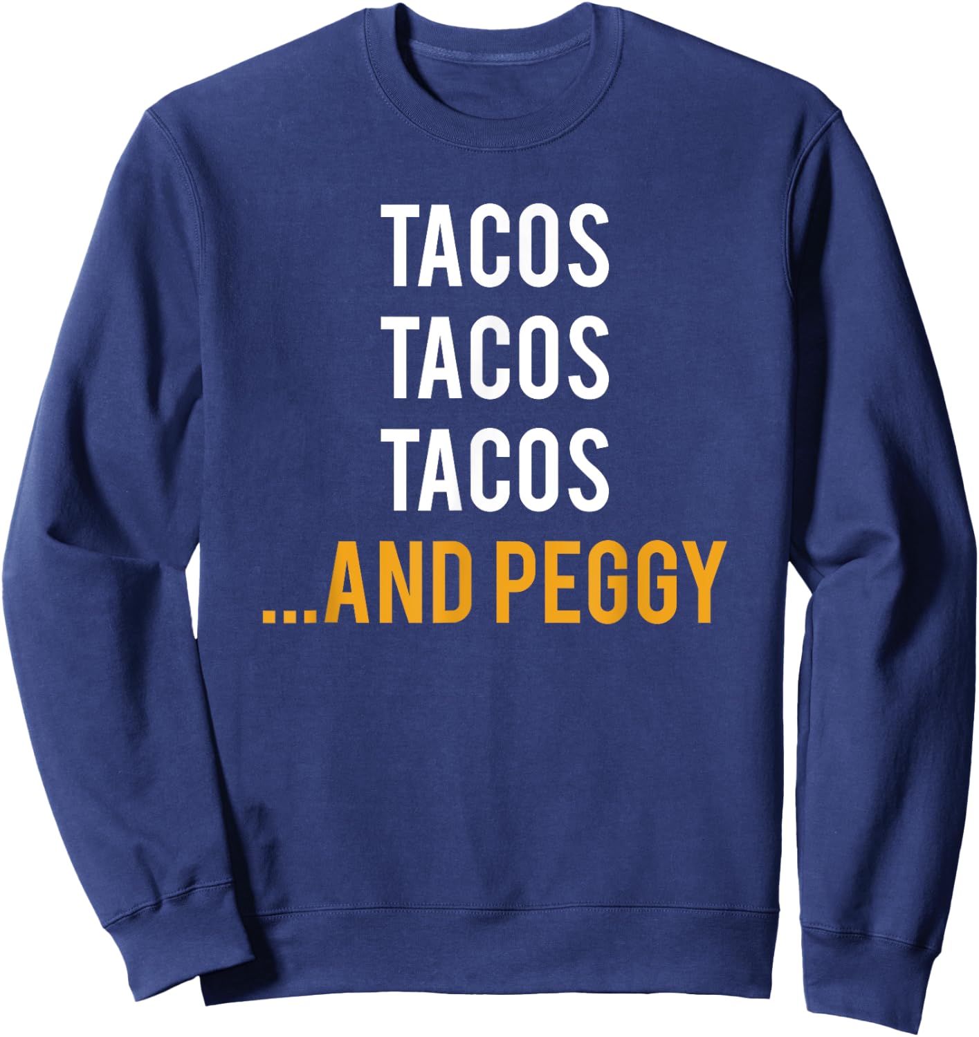 Funny Tacos Vintage Alexander Hamilton And Peggy Shirt Sweatshirt - Sweatshirt | Navy