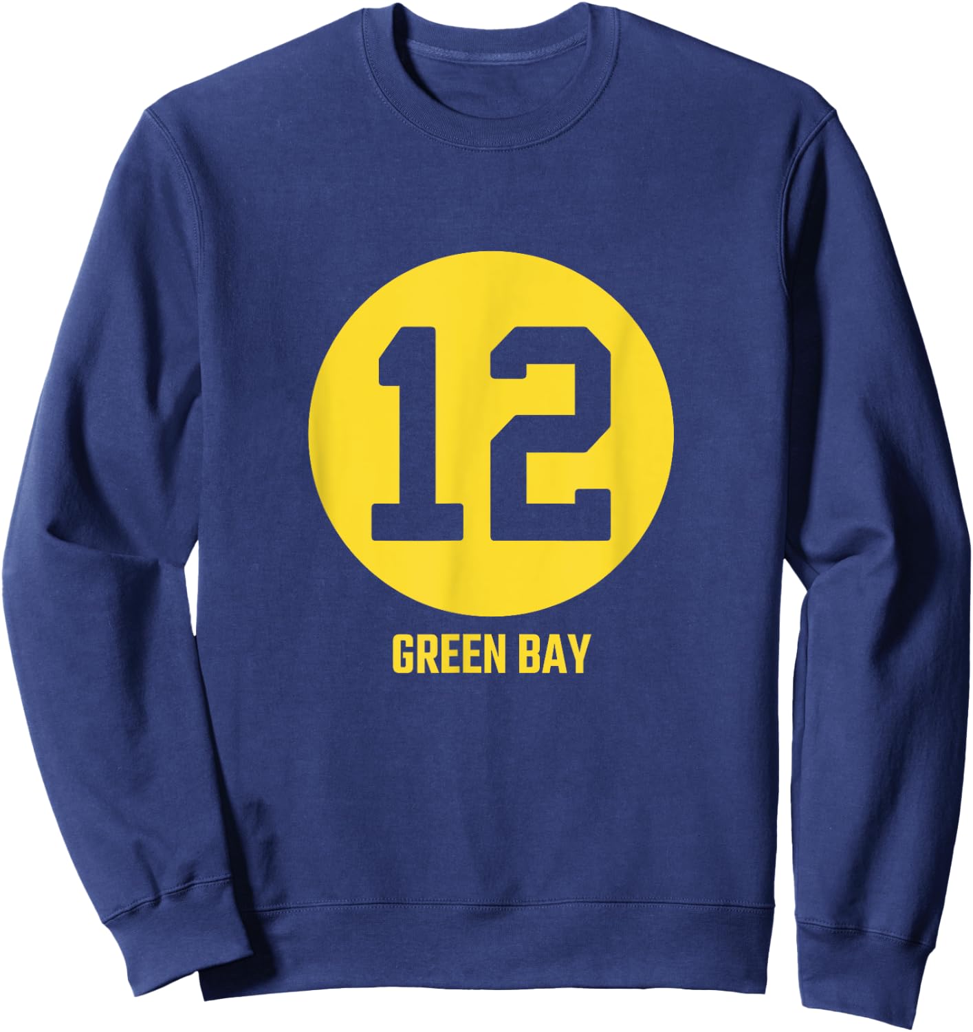 Acme Green Bay Number 12 Jersey Sweatshirt - Sweatshirt | Navy