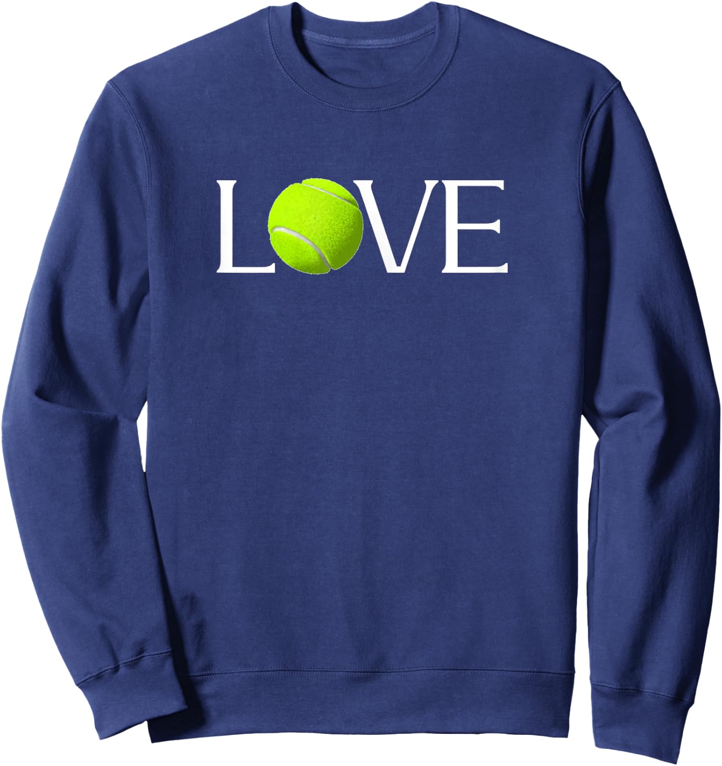 Tennis Love player fan match day gift Sweatshirt - Sweatshirt | Navy
