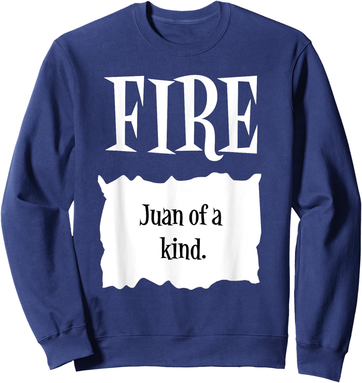 FIRE - Hot Packet Halloween Taco Costume Sweatshirt - Sweatshirt | Navy