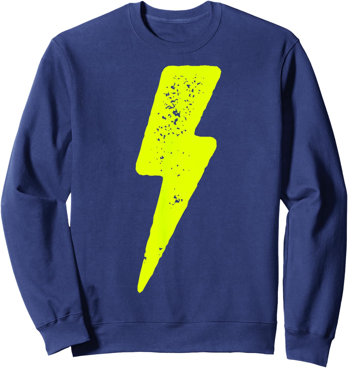 Cool Lightening bolt for sporty athletes teenagers kids Sweatshirt - Sweatshirt | Navy