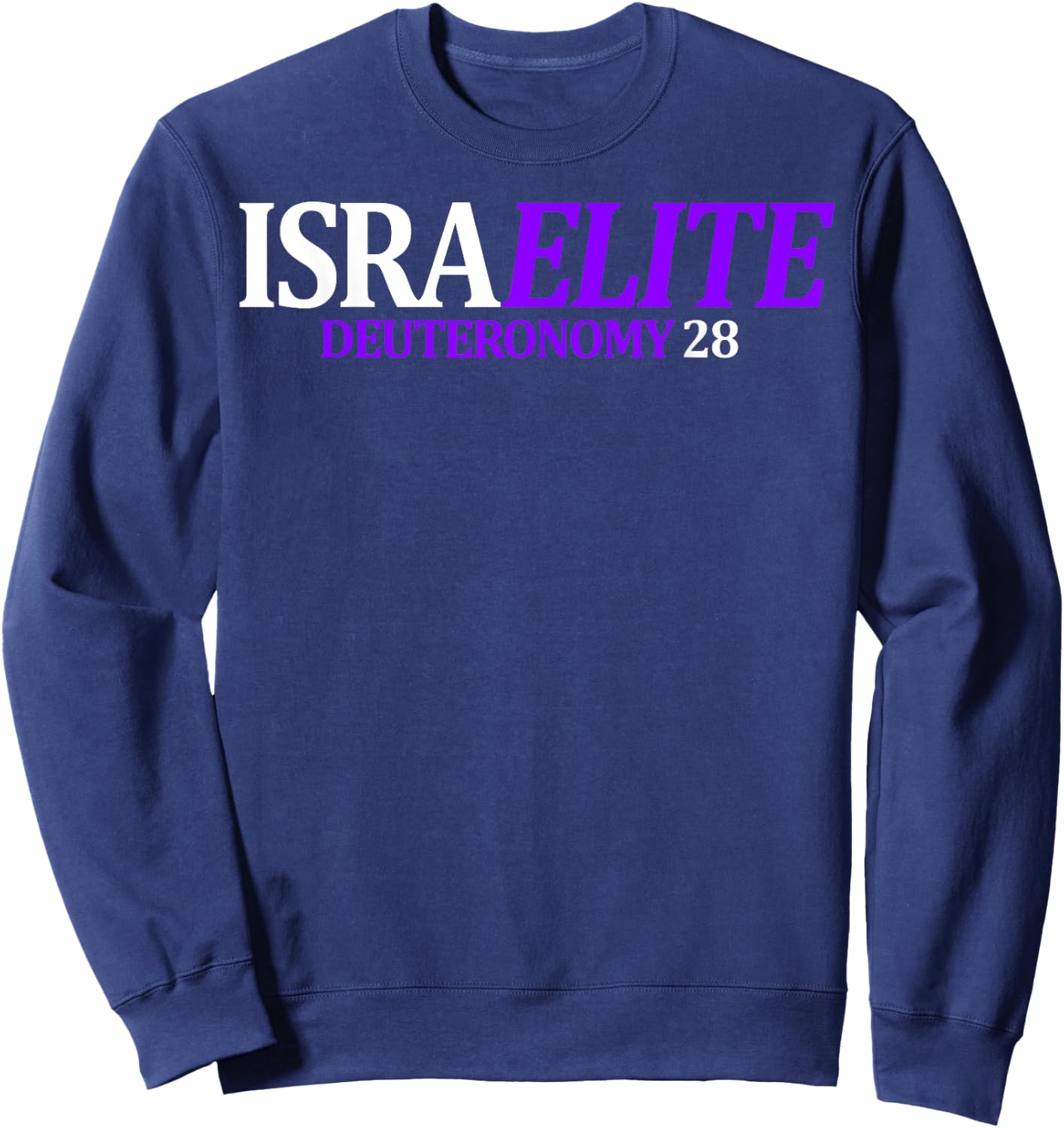 Hebrew Israelite Tribe Jacob Judah Lion Torah Elite Sweatshirt - Sweatshirt | Navy