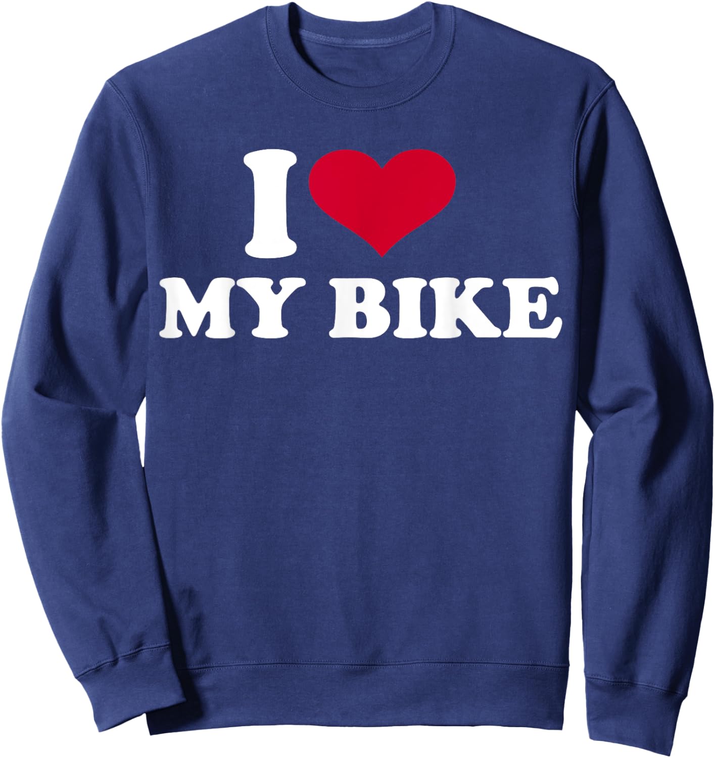 I love my bike Sweatshirt - Sweatshirt | Navy