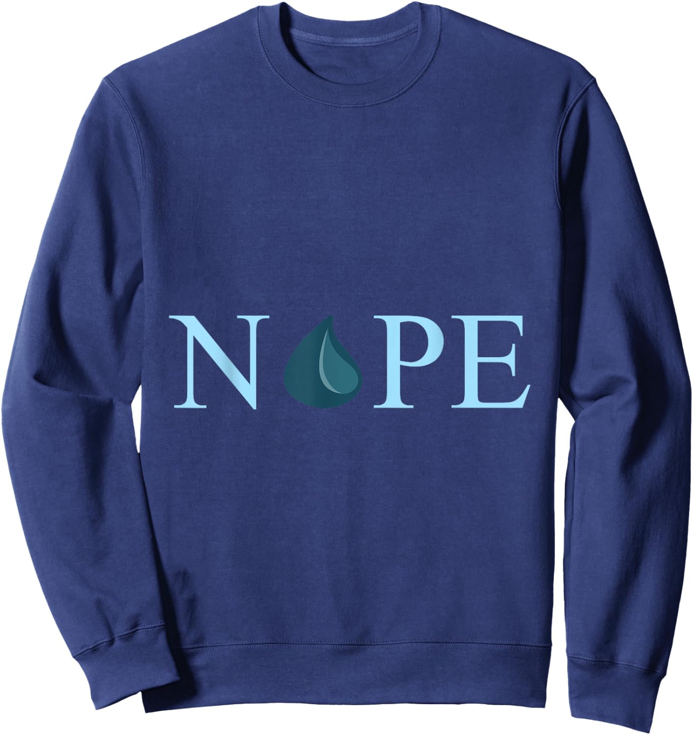Nope Mana Blue Magic Symbol OOM Sweatshirt - Sweatshirt | Navy