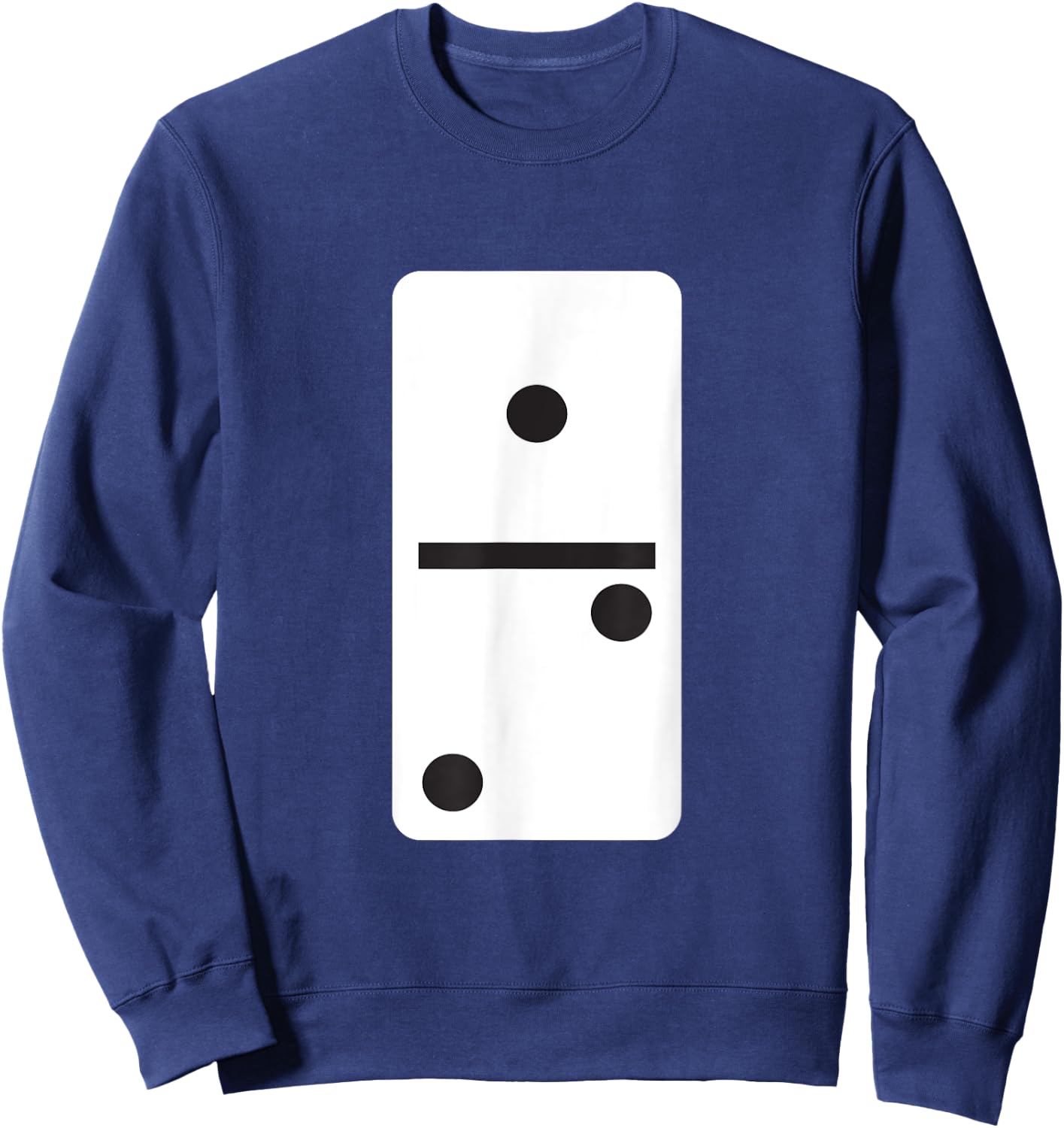 One Two Dominoes Halloween Costume Domino Game Sweatshirt - Sweatshirt | Navy