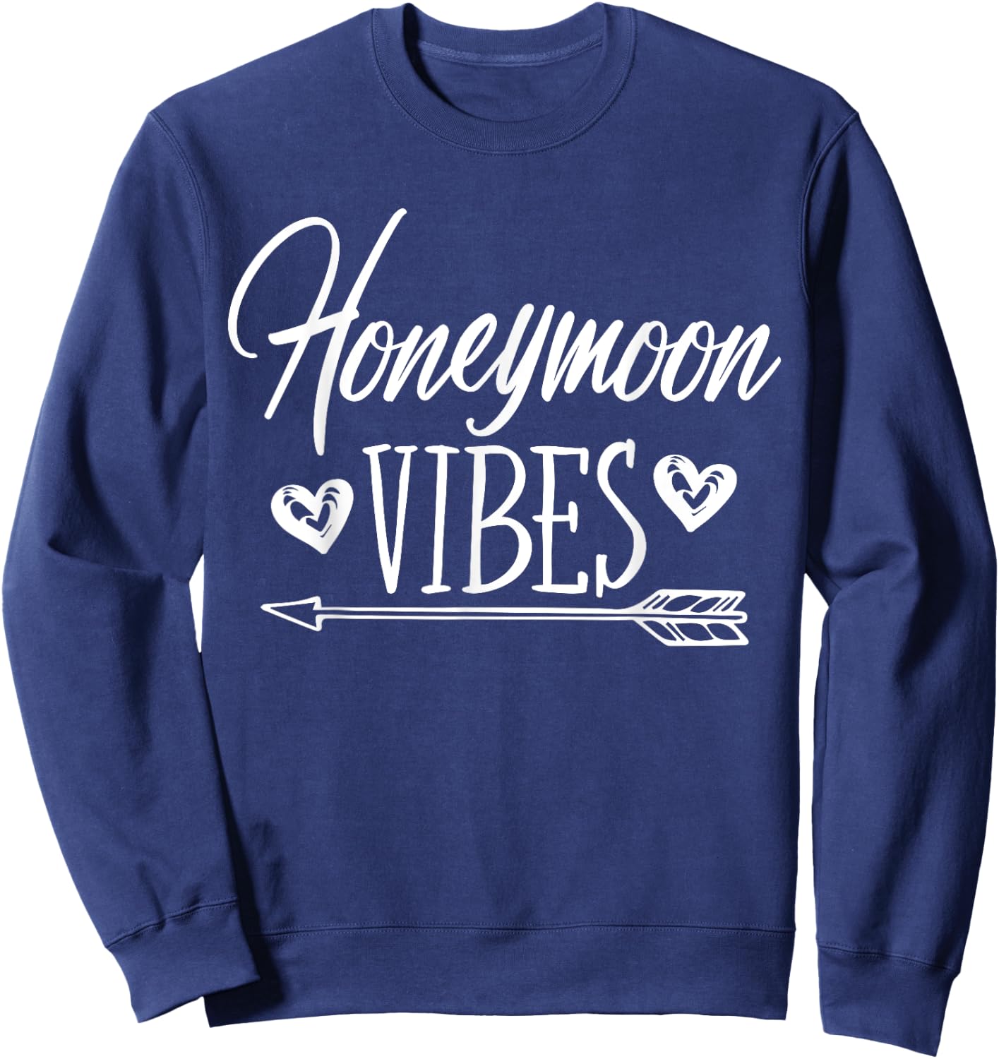 Newly Wed Matching Shirts Married Mrs Engaged Honeymoon Sweatshirt - Sweatshirt | Navy
