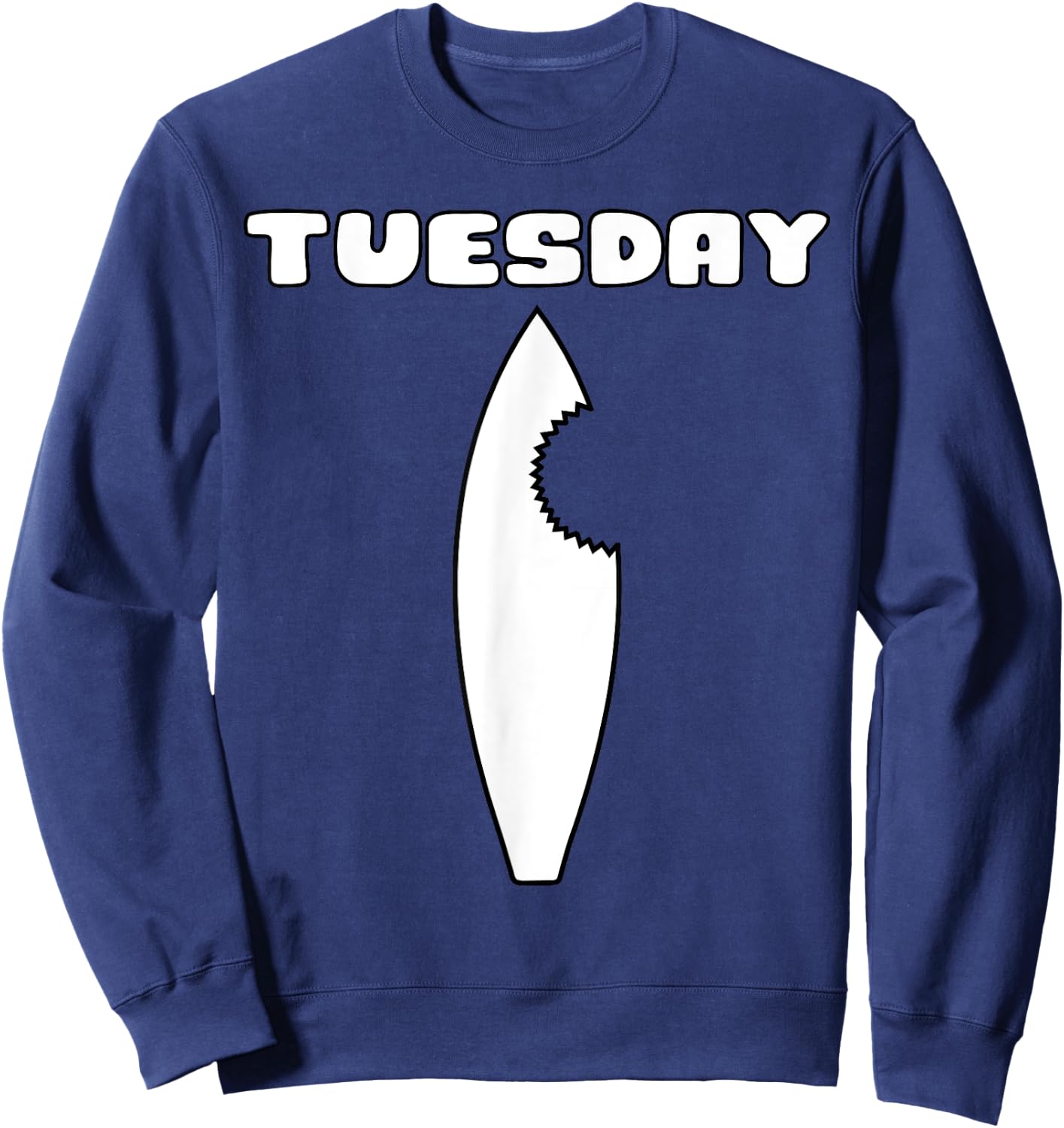 Days of the Week , Costume, Shark Sweatshirt - Sweatshirt | Navy