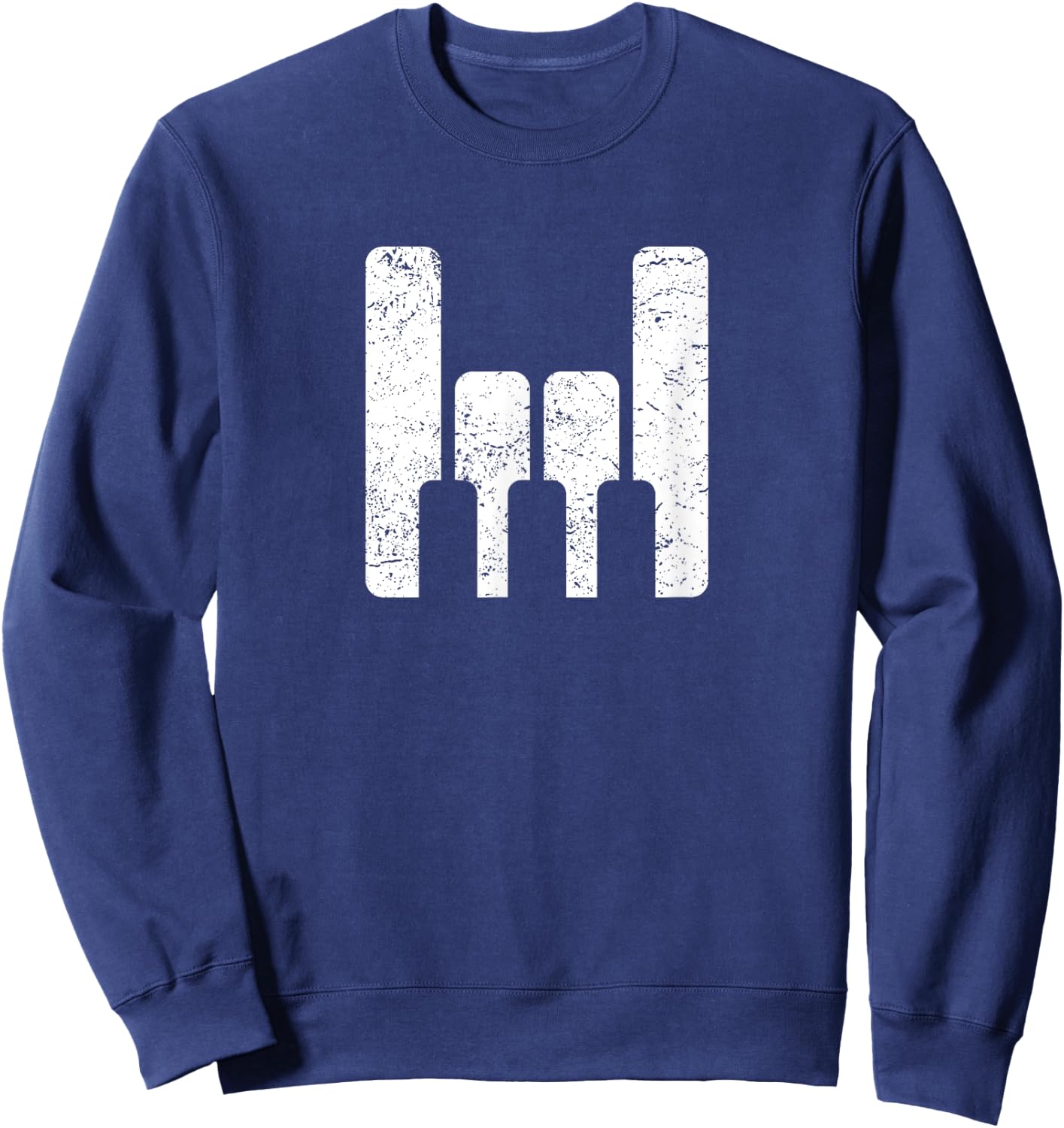 Piano Player Teacher Gift - The Keyboard Rocks Sweatshirt - Sweatshirt | Navy