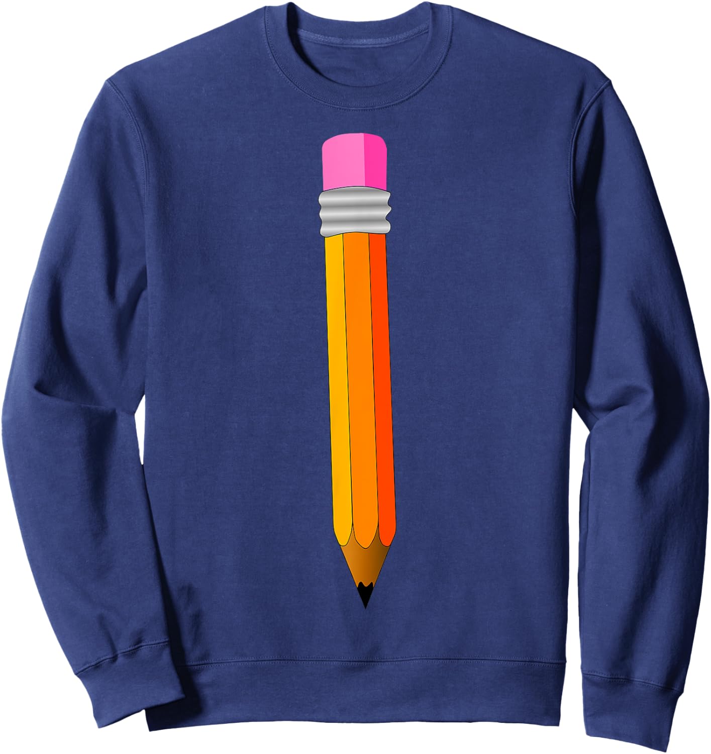 Pencil Costume Shirt Funny Office School Supply Product Sweatshirt - Sweatshirt | Navy