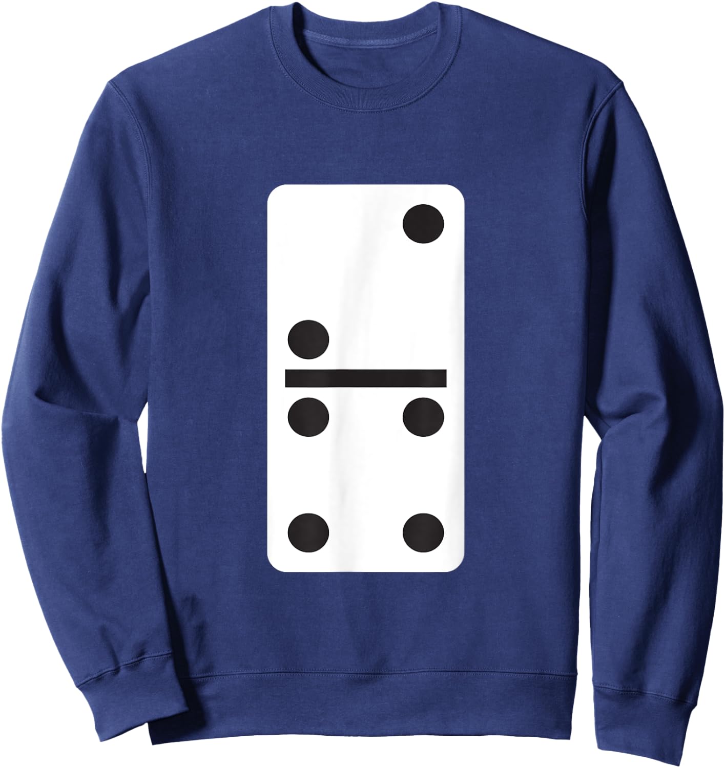 Two Four Dominoes Halloween Costume Domino Game Sweatshirt - Sweatshirt | Navy