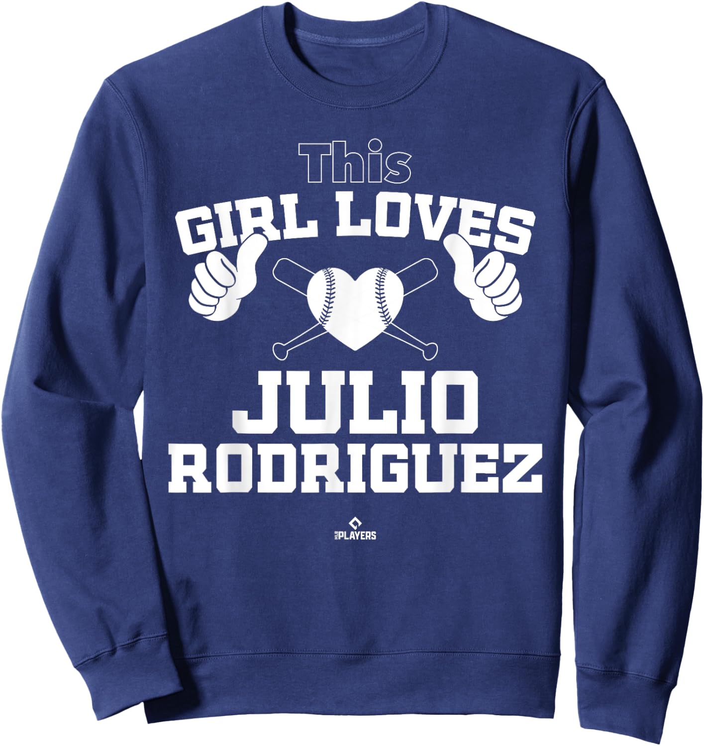This Girl Loves Julio Rodriguez Prospect Baseball Fan Gear Sweatshirt - Sweatshirt | Navy