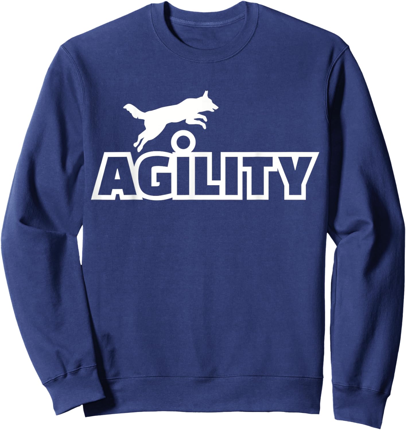 Dog agility Women Kids Sweatshirt - Sweatshirt | Navy