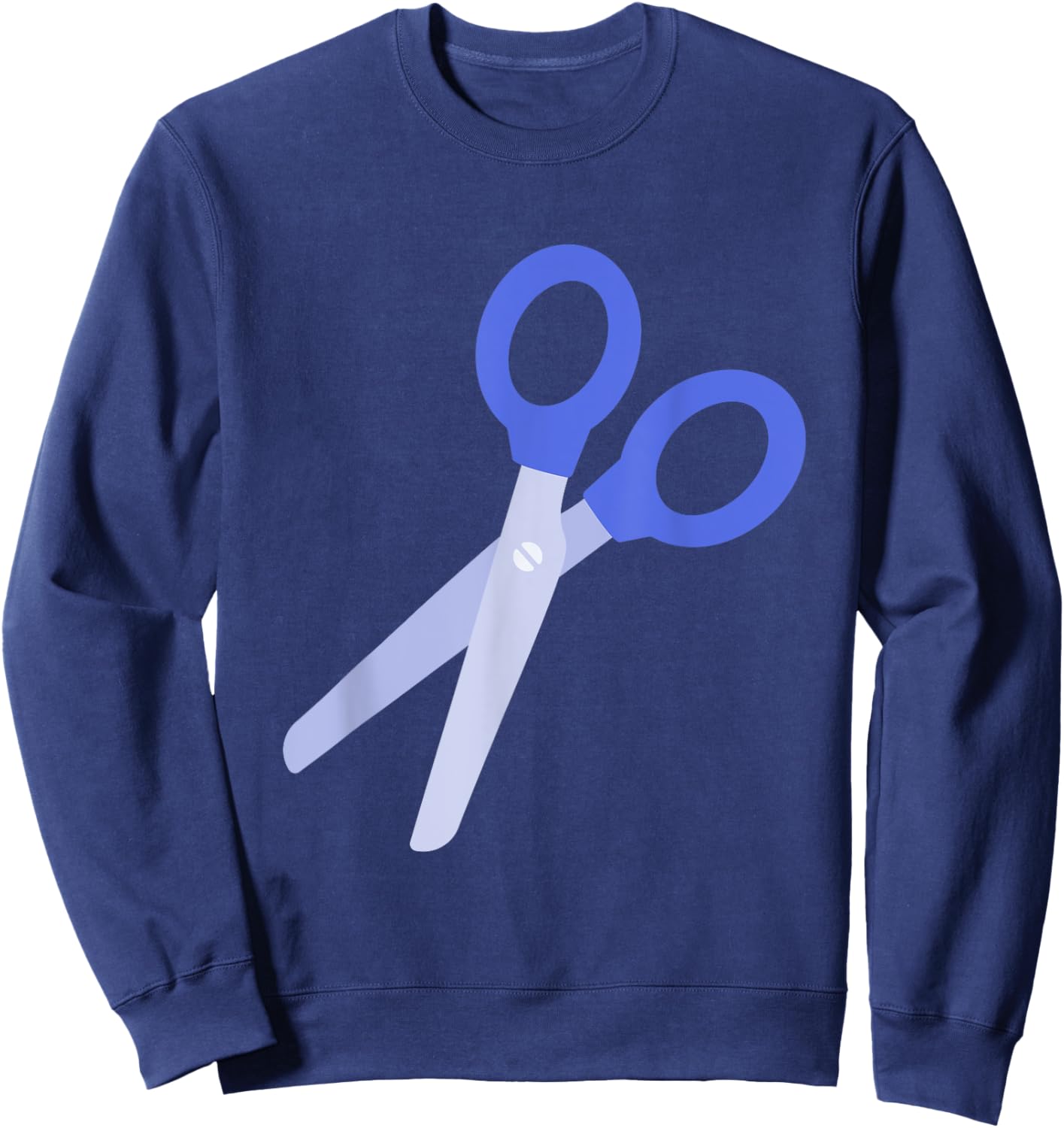 Rock Paper Scissors Costume Group Matching Sweatshirt - Sweatshirt | Navy