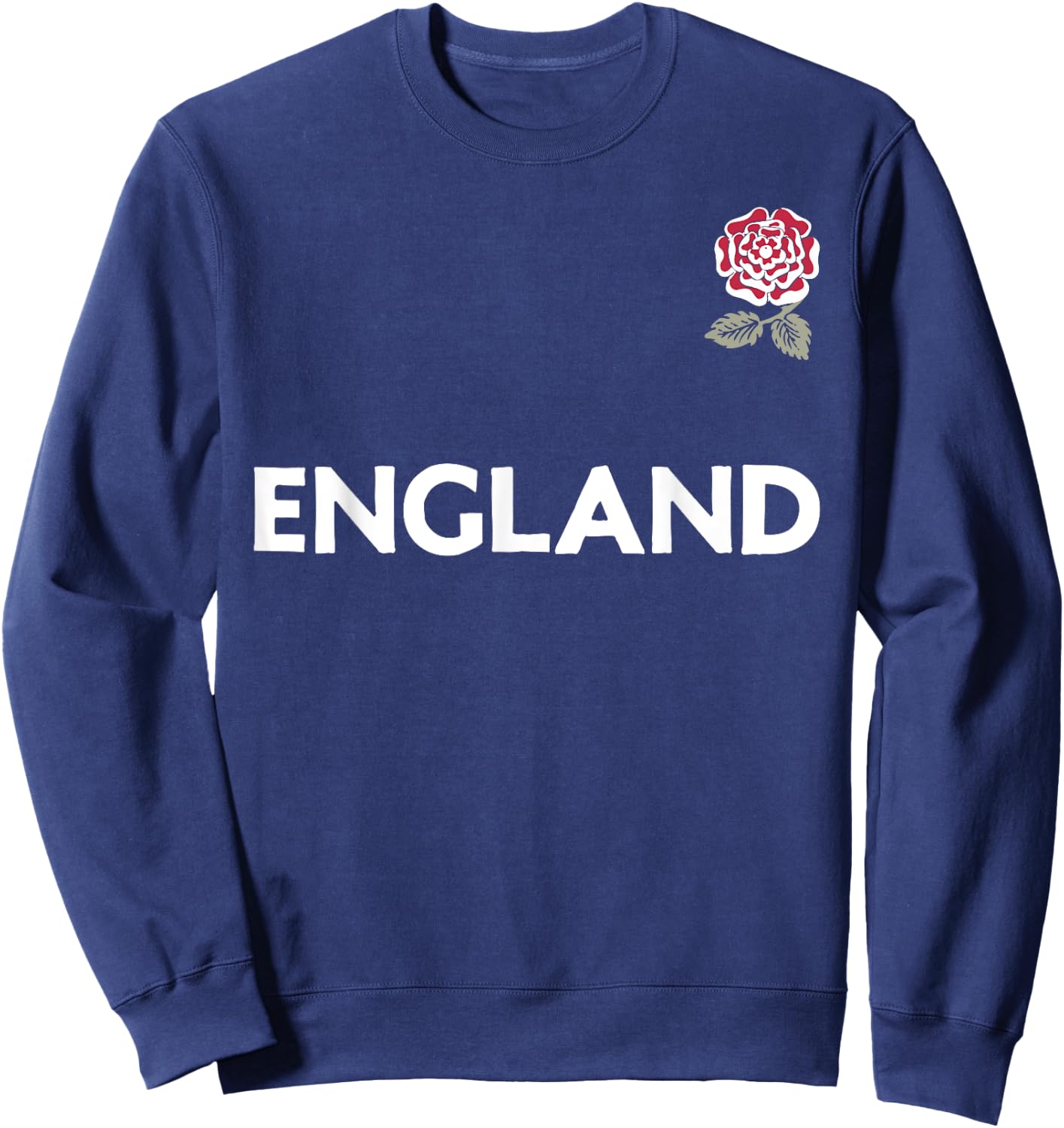 England Rugby Style (Vintage Rose Crest) Sweatshirt - Sweatshirt | Navy