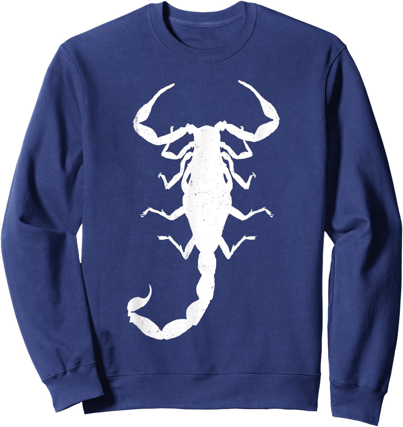 Cool Scorpion Design , Women, Teens Kids White Print Sweatshirt - Sweatshirt | Navy
