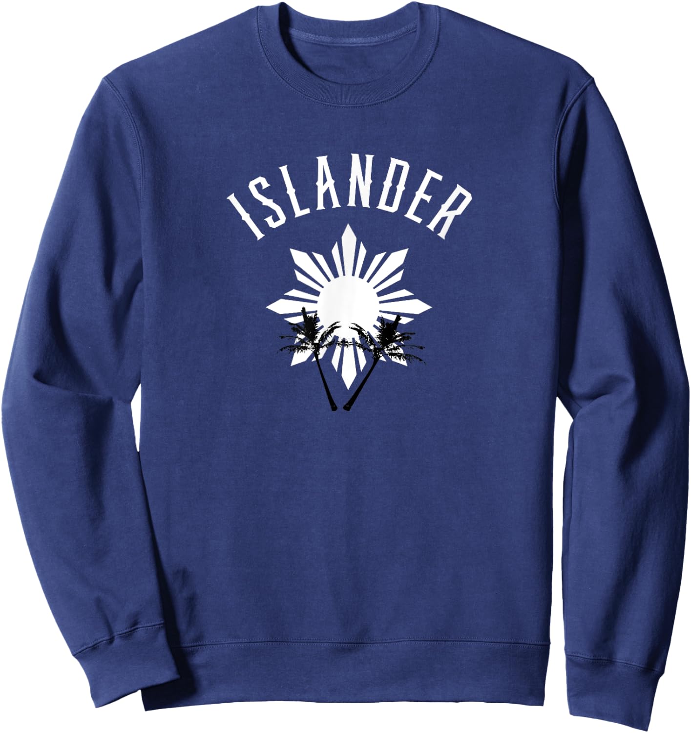 Filipino Heritage T Shirt - Hawaiian Polynesian Islander Sweatshirt - Sweatshirt | Navy