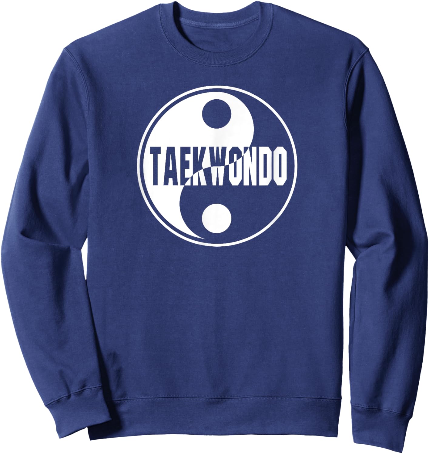 Taekwondo Yin Yang Shirt - Tae Kwon Do Duality Sweatshirt - Sweatshirt | Navy