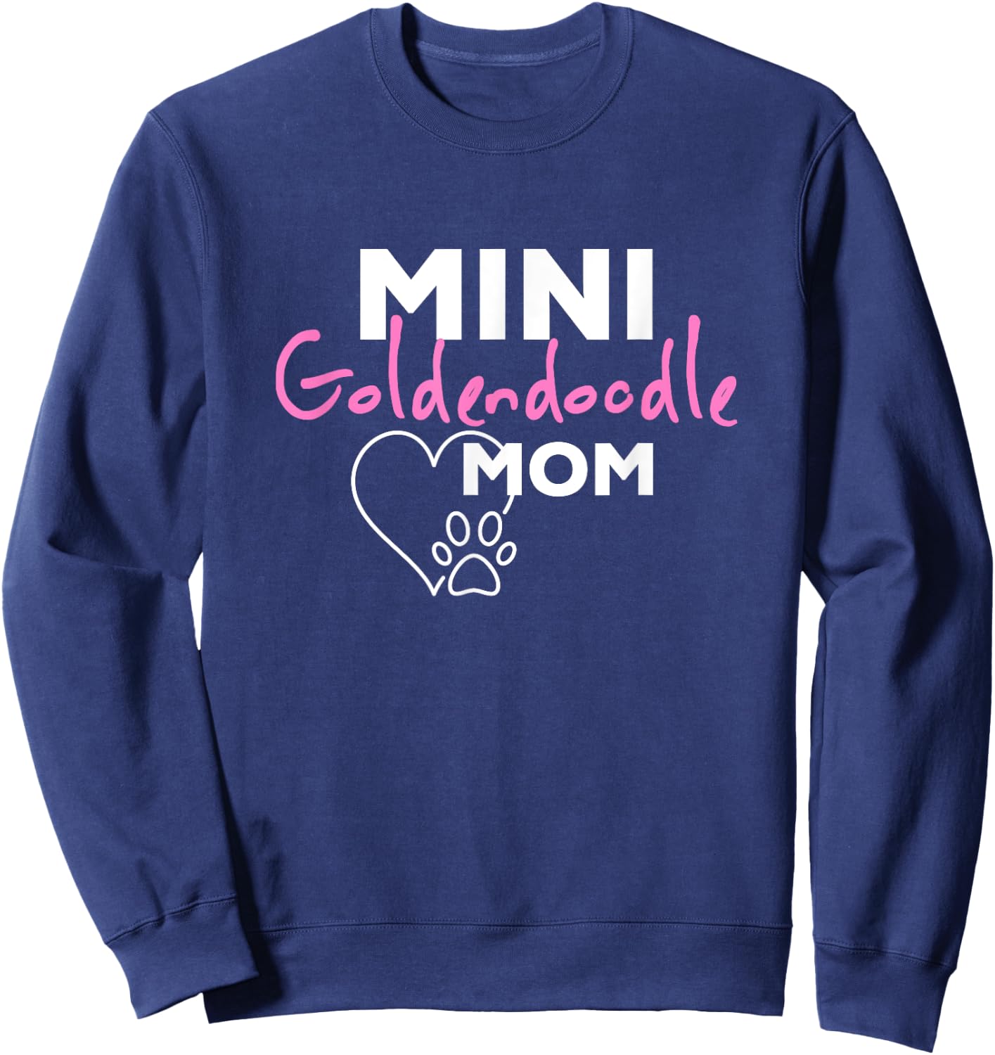 Mini Goldendoodle Mom Sweatshirt - Sweatshirt | Navy