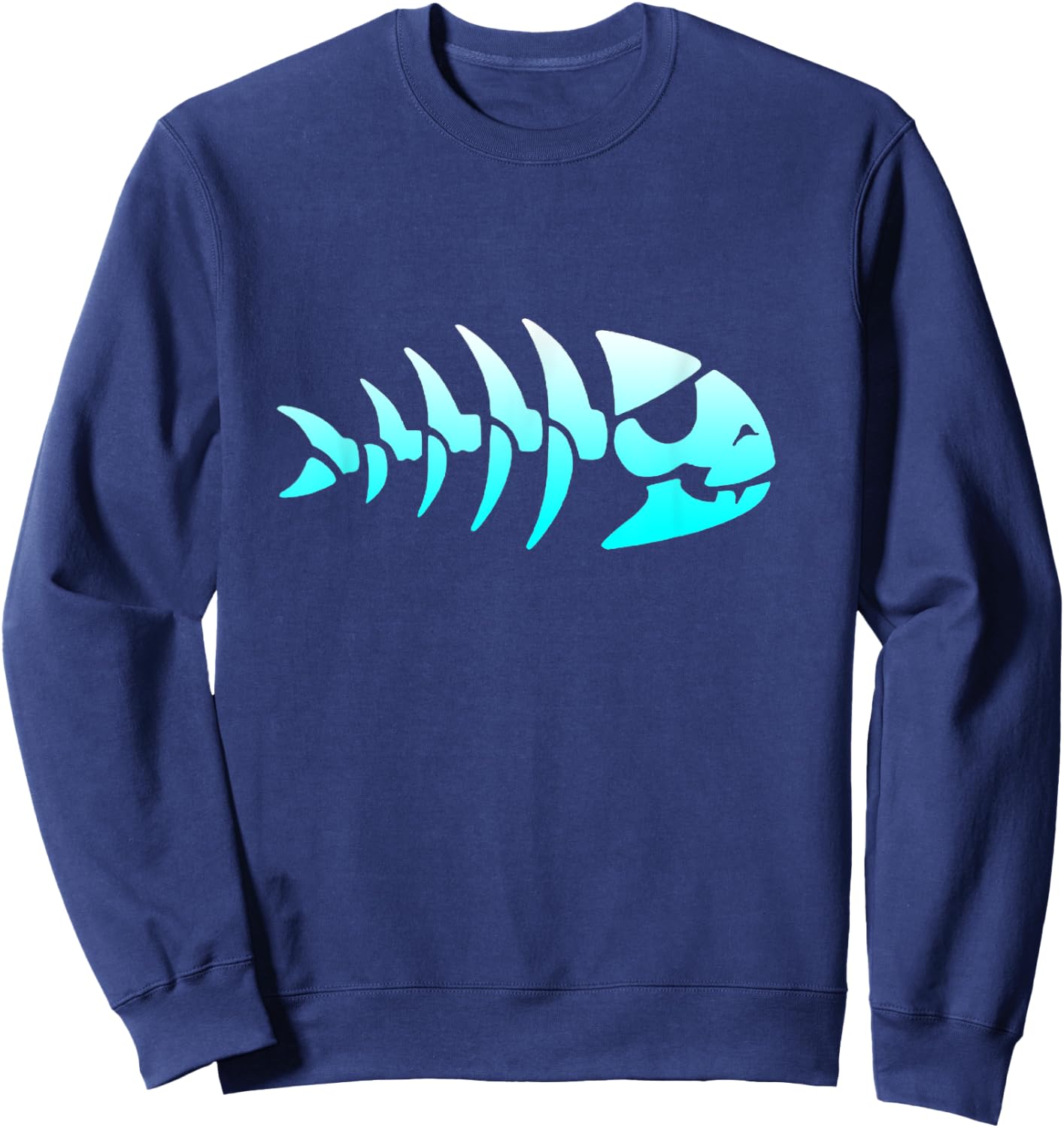 Pirate Fish Flying Spaghetti Monster FSM Pastafari Sweatshirt - Sweatshirt | Navy