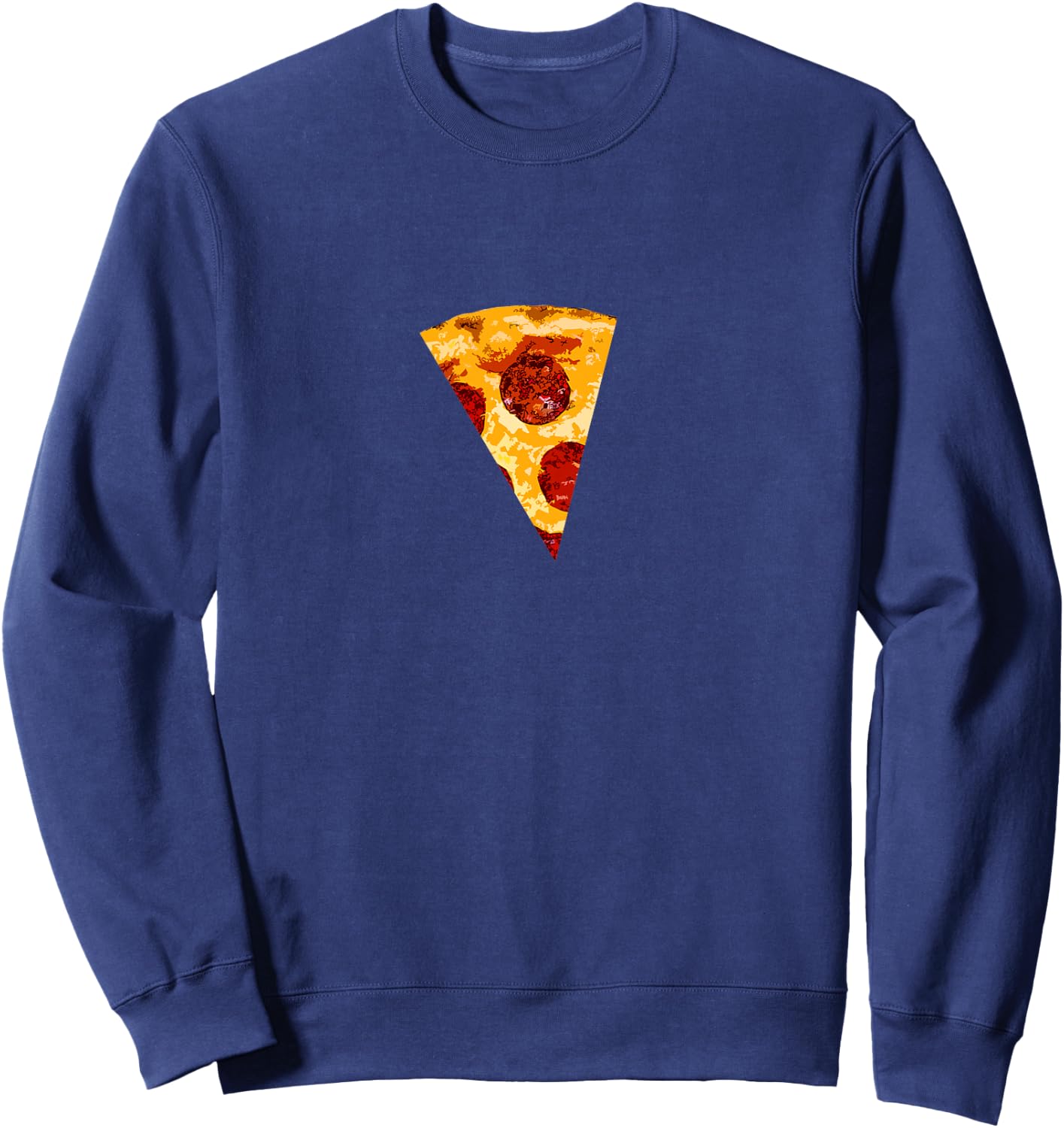 MATCHING PIZZA Shirts Son or Daughter and Dad or Mom Slice Sweatshirt - Sweatshirt | Navy