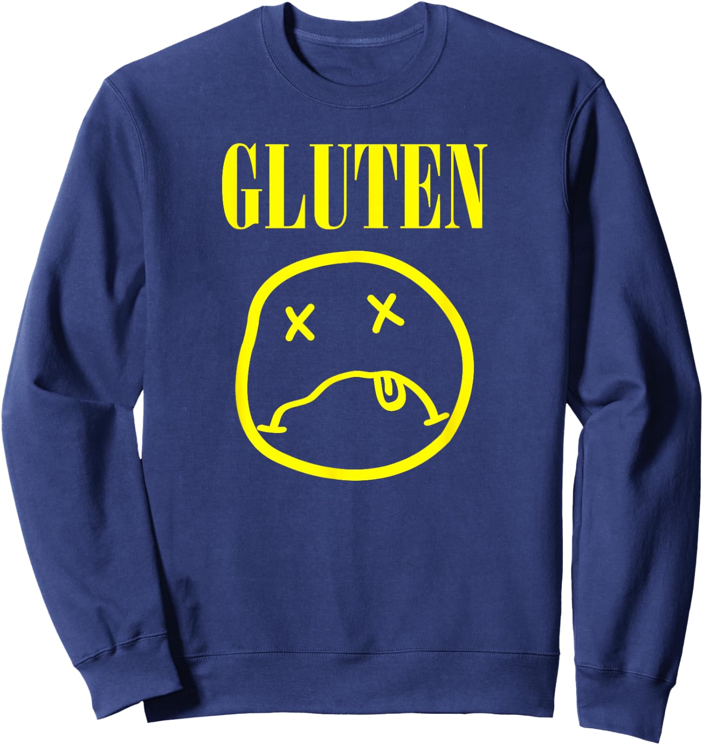 Gluten Kills My Buzz Gluten Free Beer Gift Celiac Sweatshirt - Sweatshirt | Navy