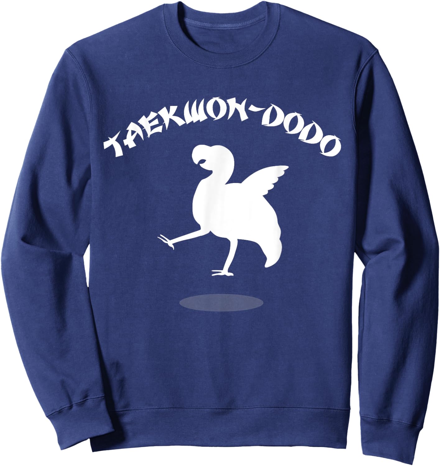 Taekwondo Shirt, DoDo Bird, Tae Kwon Do Martial Arts Sweatshirt - Sweatshirt | Navy
