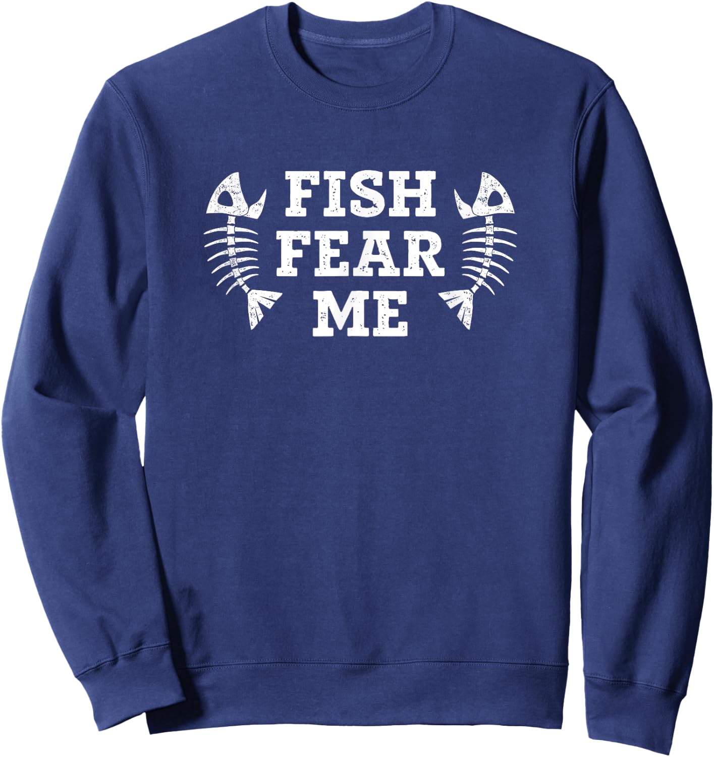 Fish Fear Me Sweatshirt - Sweatshirt | Navy