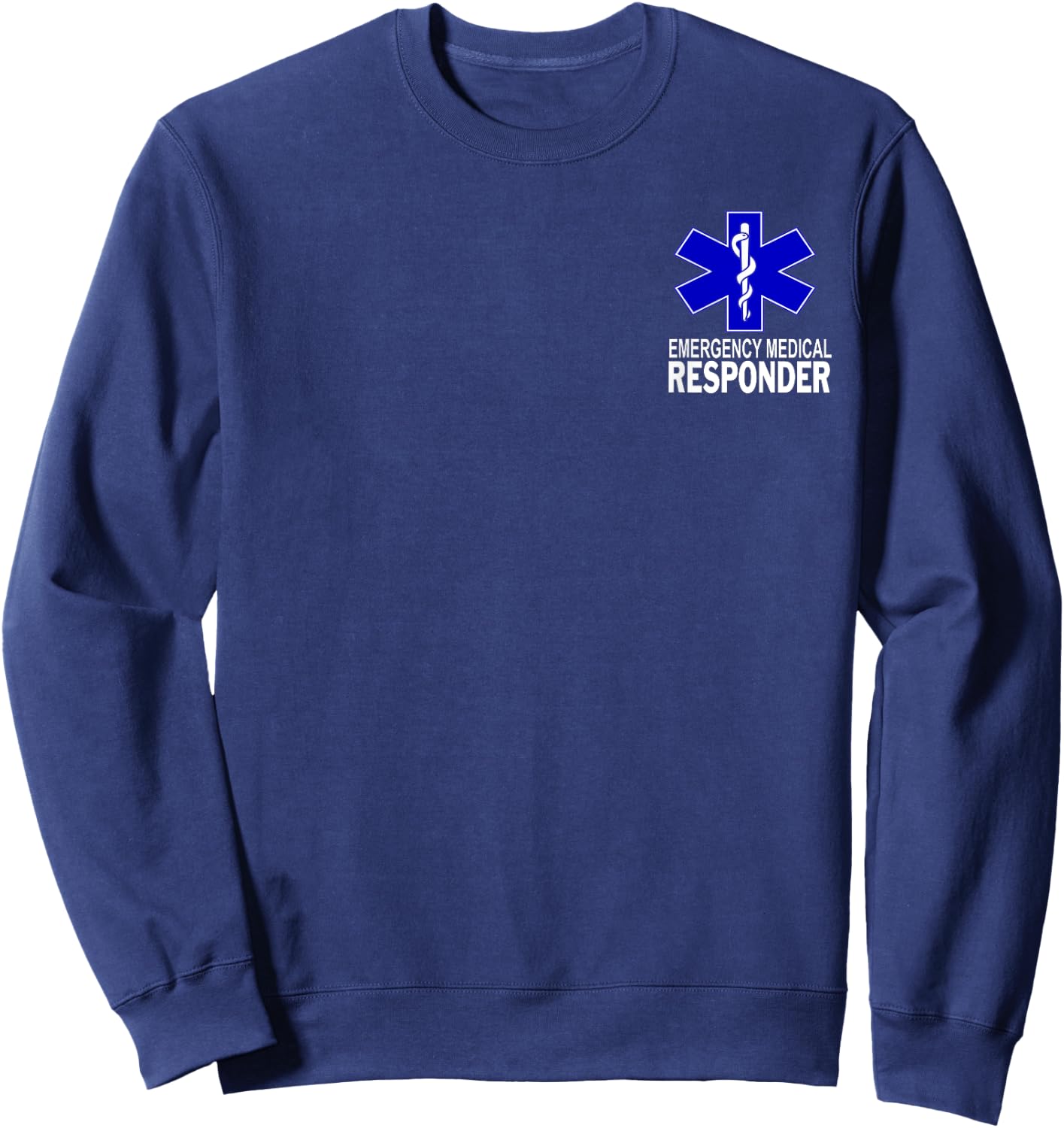 Emergency Medical Responder EMS EMT Sweatshirt - Sweatshirt | Navy