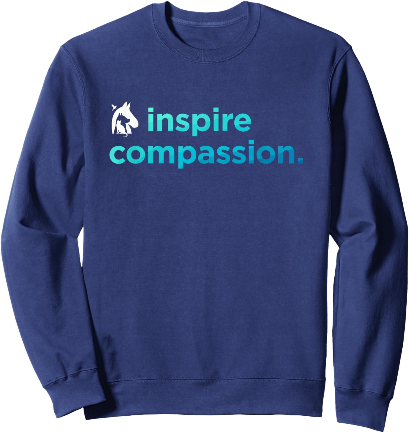 Inspire Compassion Sweatshirt - Sweatshirt | Navy