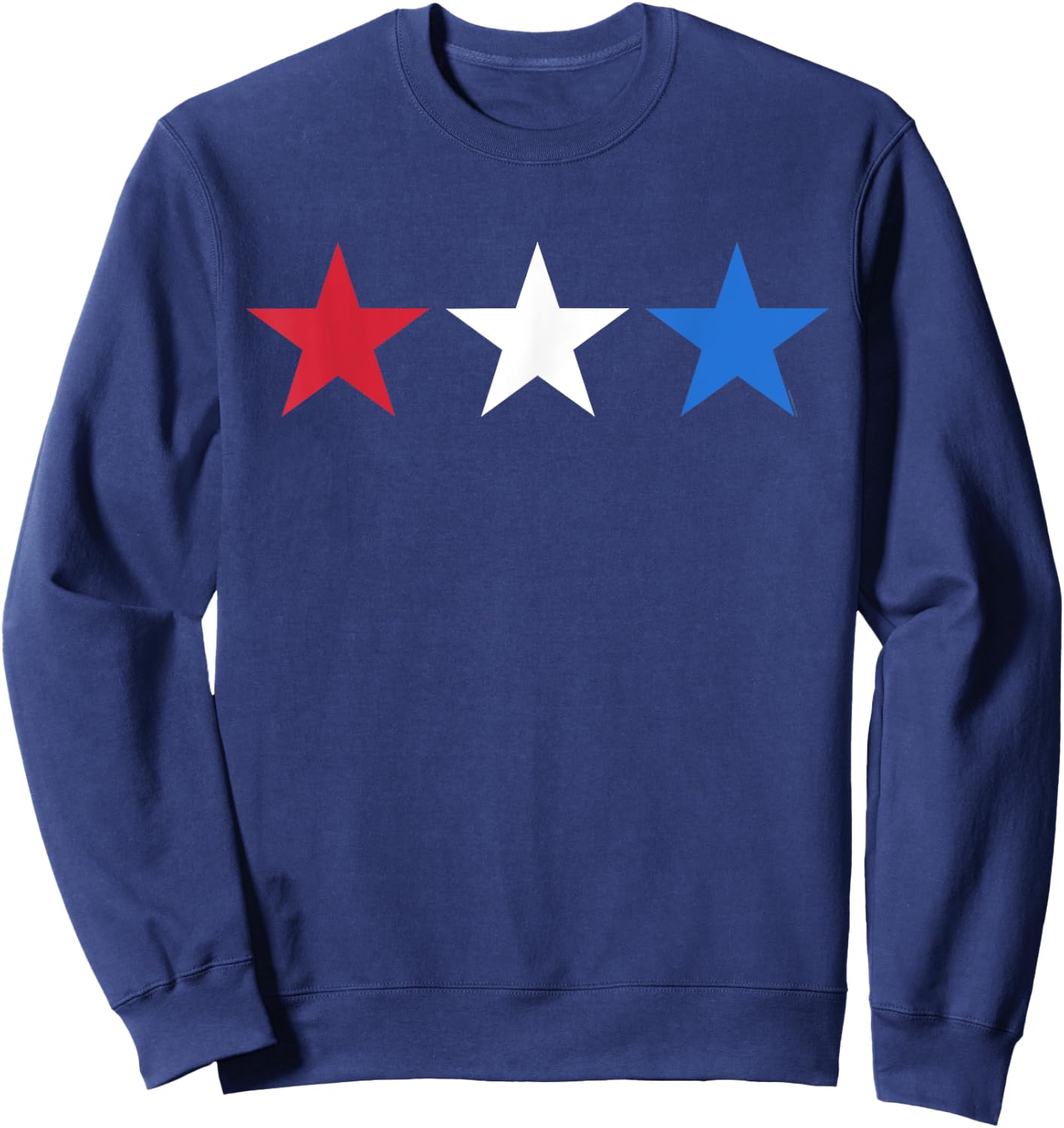 USA Patriotic Shirt American Flag Stars Cool 4th of July Women Kids Men Sweatshirt - Sweatshirt | Navy